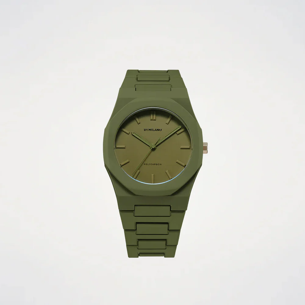 Military Green 37mm Polycarbon Watch