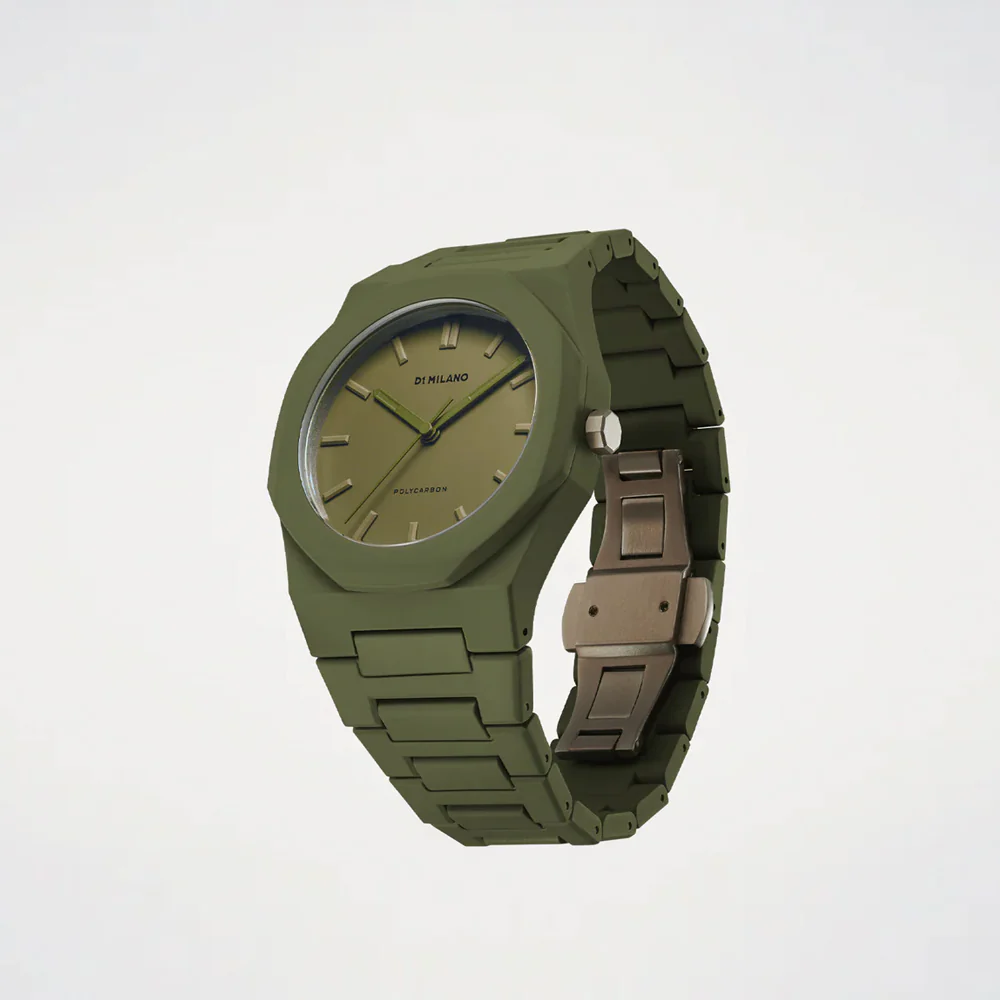 Military Green 37mm Polycarbon Watch - Image 2