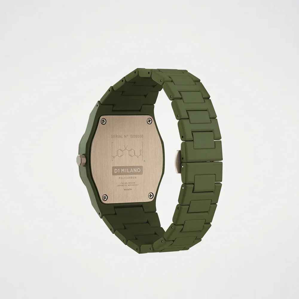 Military Green 37mm Polycarbon Watch - Image 3