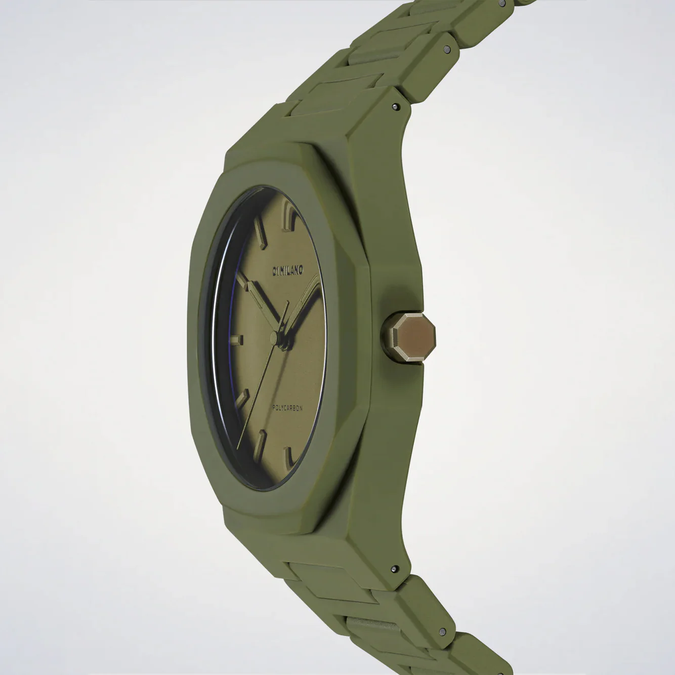 Military Green 37mm Polycarbon Watch - Image 4