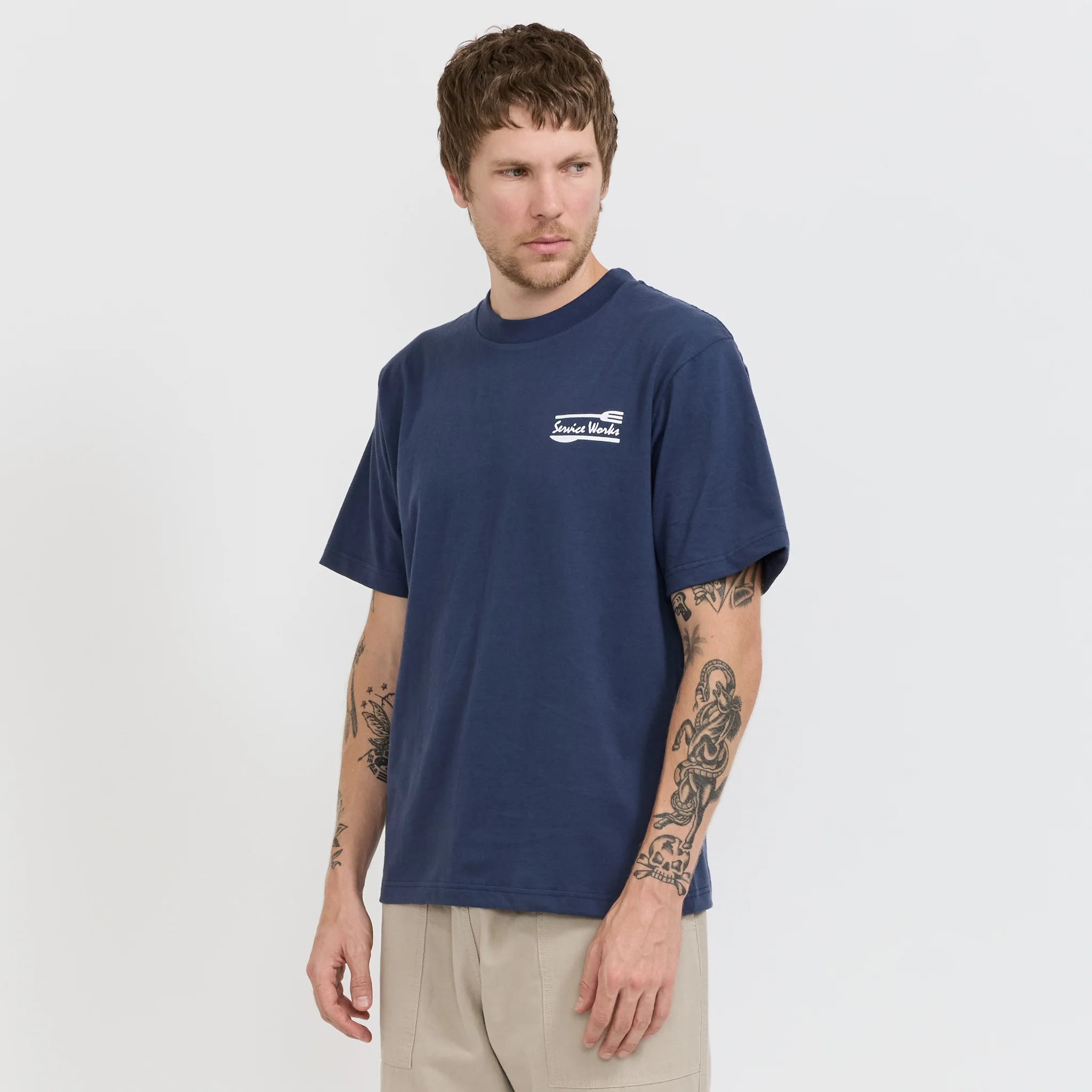 Milos Tee Navy