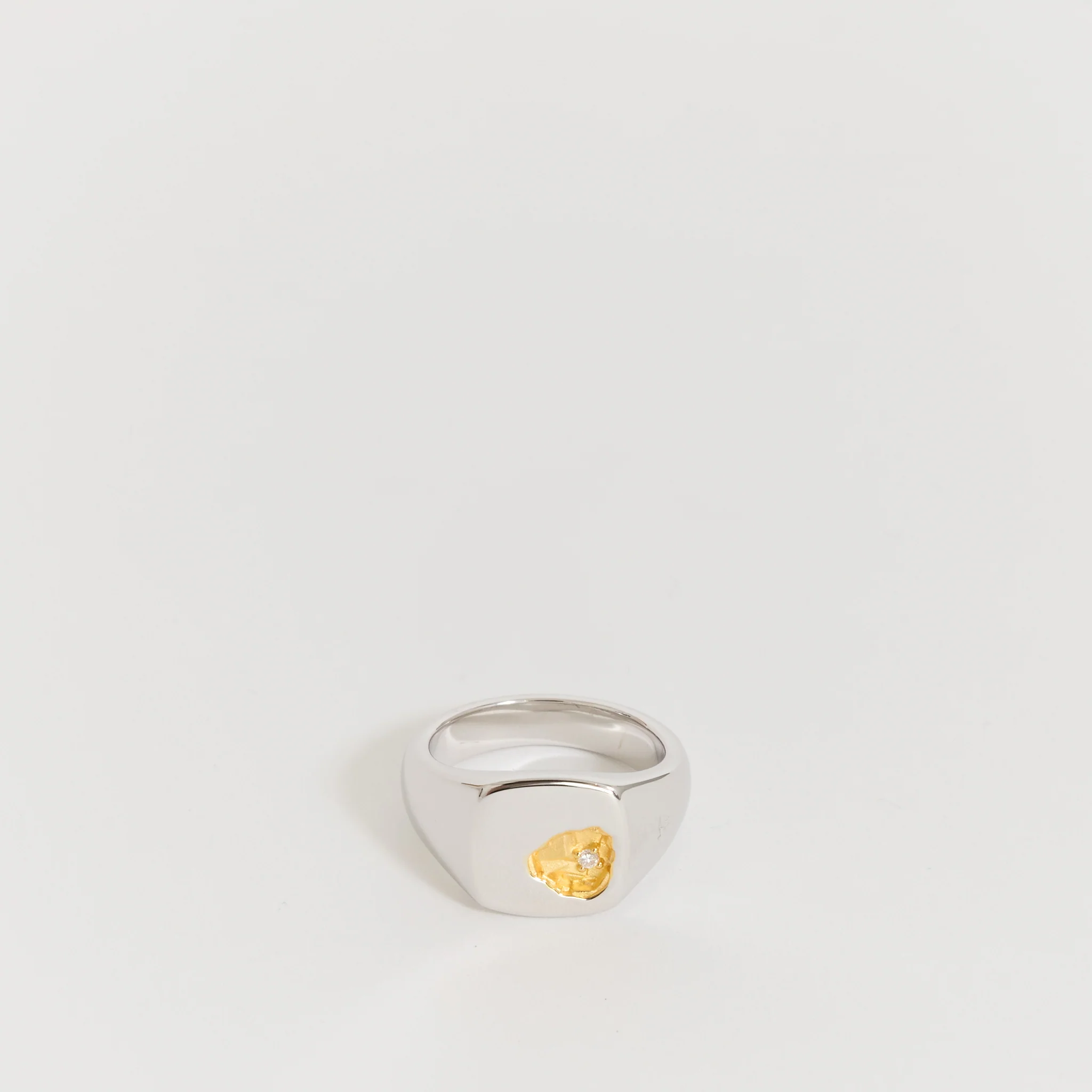 Mined Ring Diamond Small