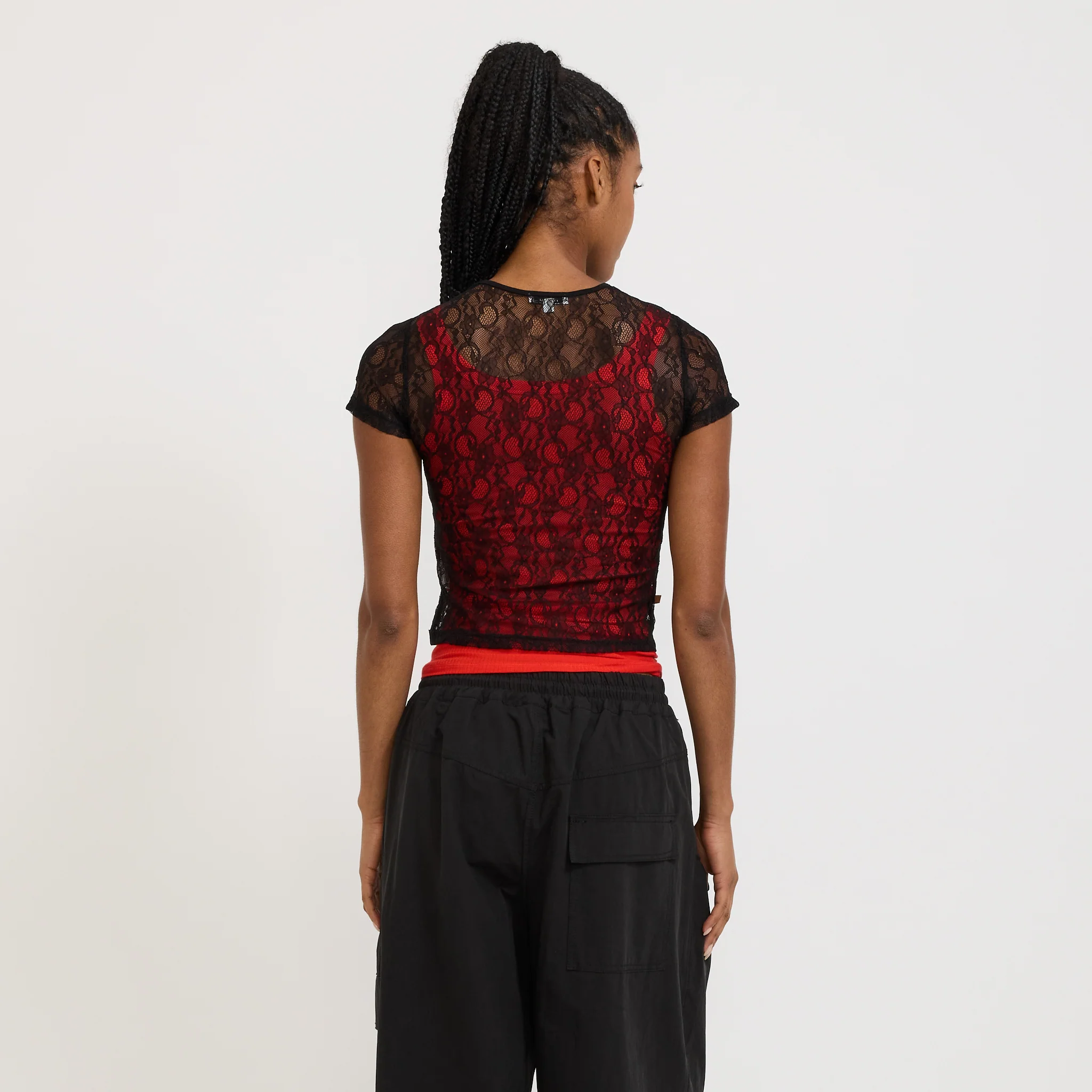 Mini Tee Black Lace - Image 4