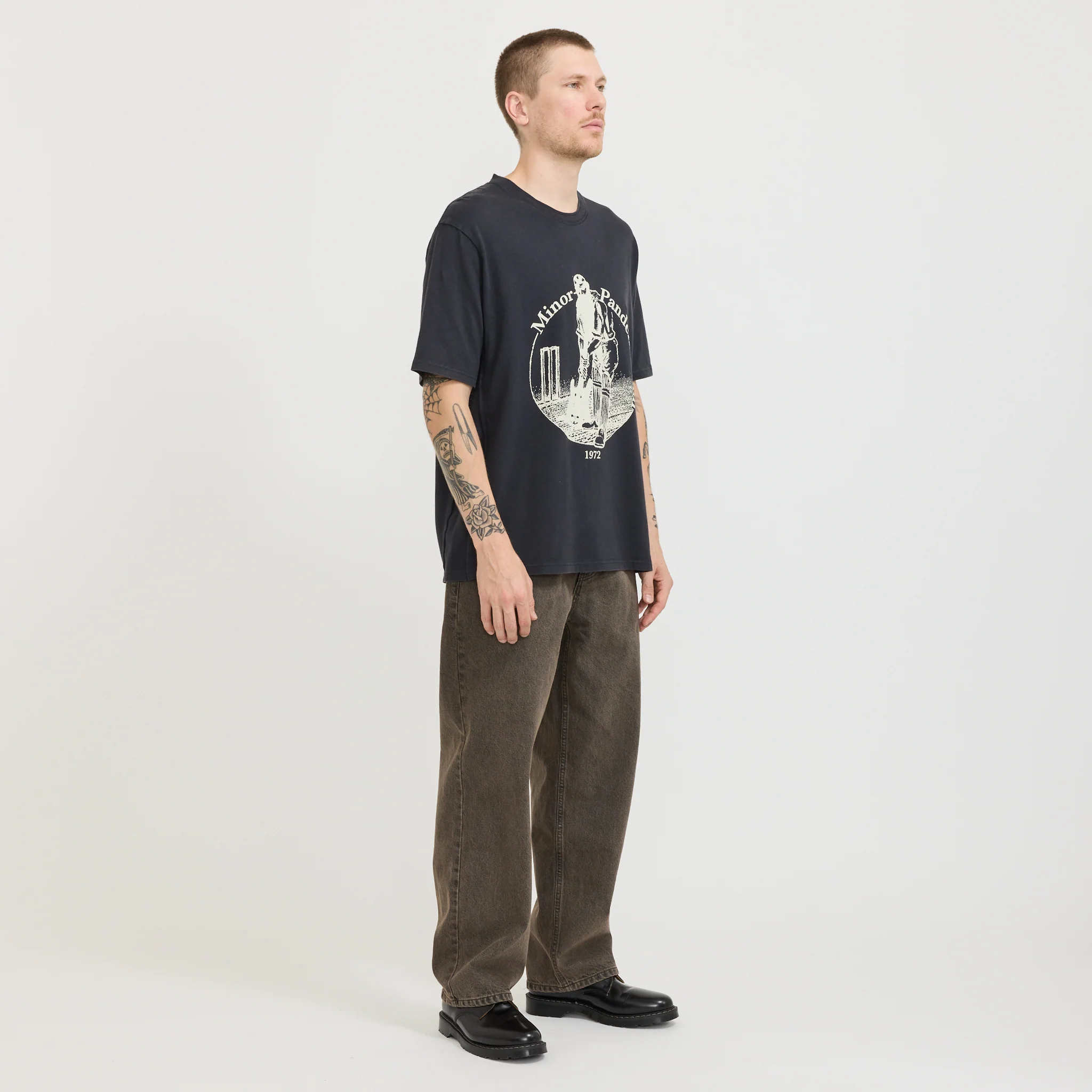 Minor Pandemonium World Tour Tee Vintage Black - Image 4