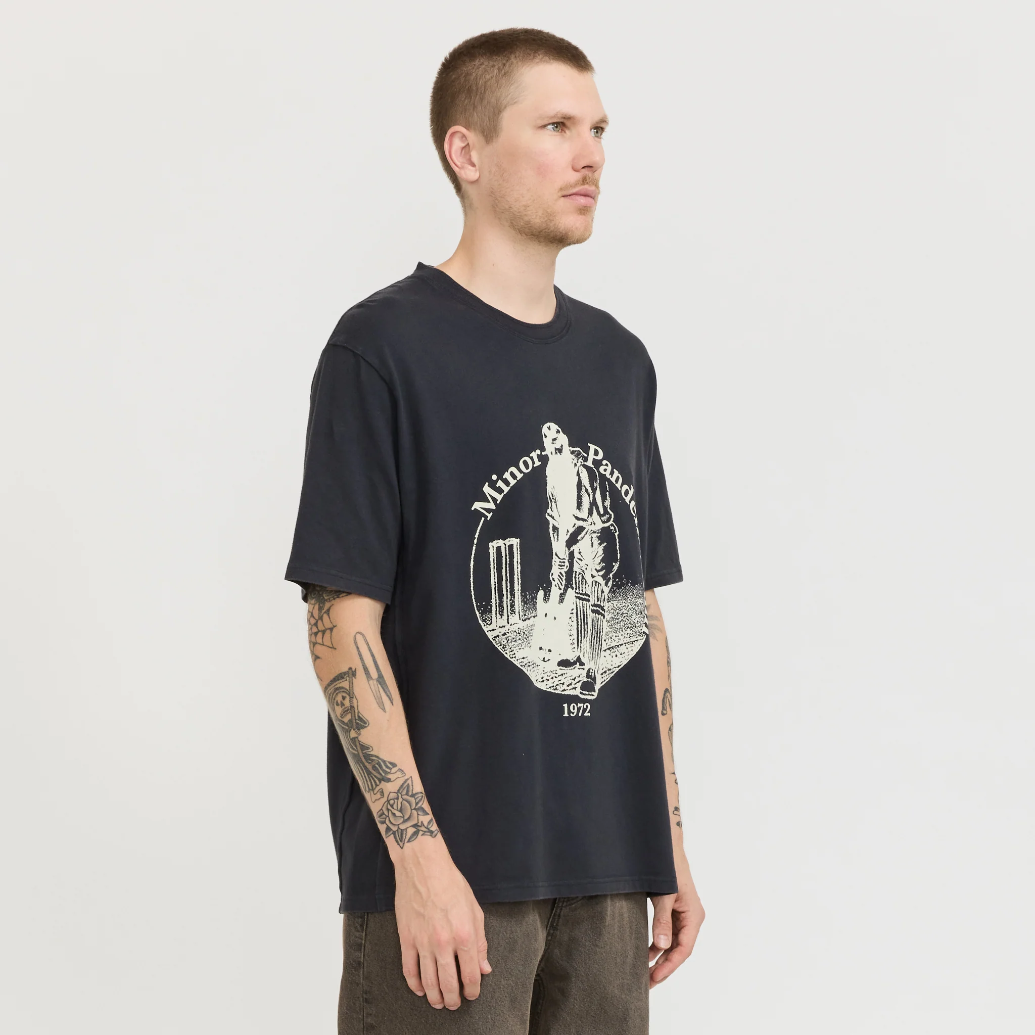 Minor Pandemonium World Tour Tee Vintage Black - Image 5