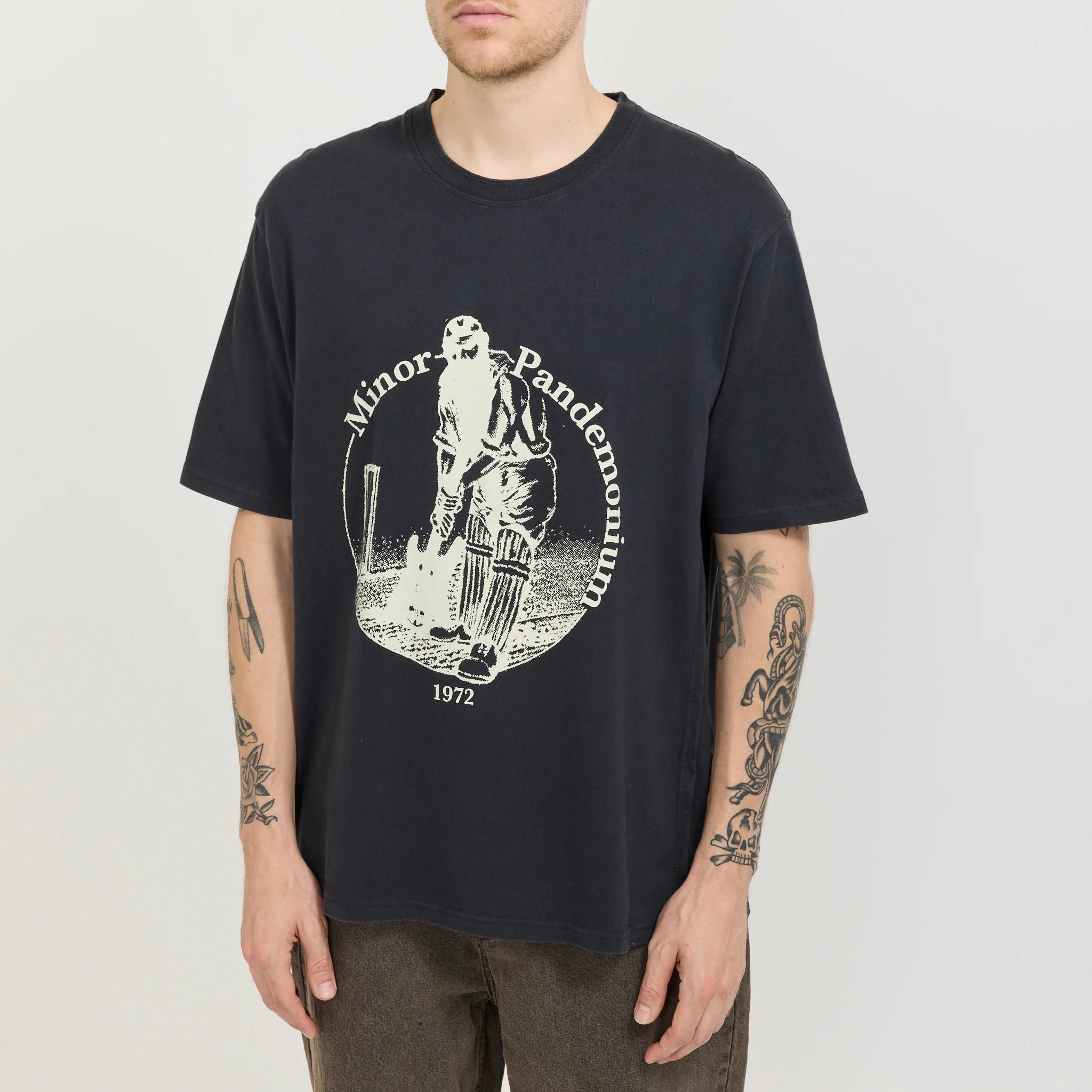 Minor Pandemonium World Tour Tee Vintage Black - Image 6