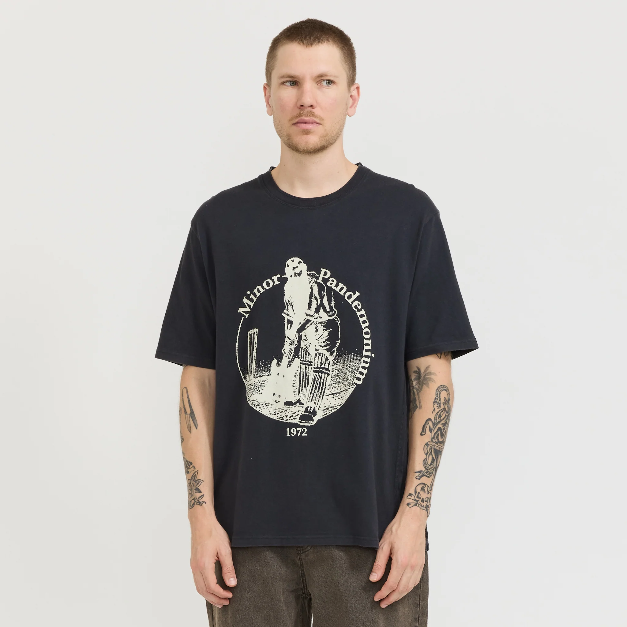 Minor Pandemonium World Tour Tee Vintage Black - Image 7