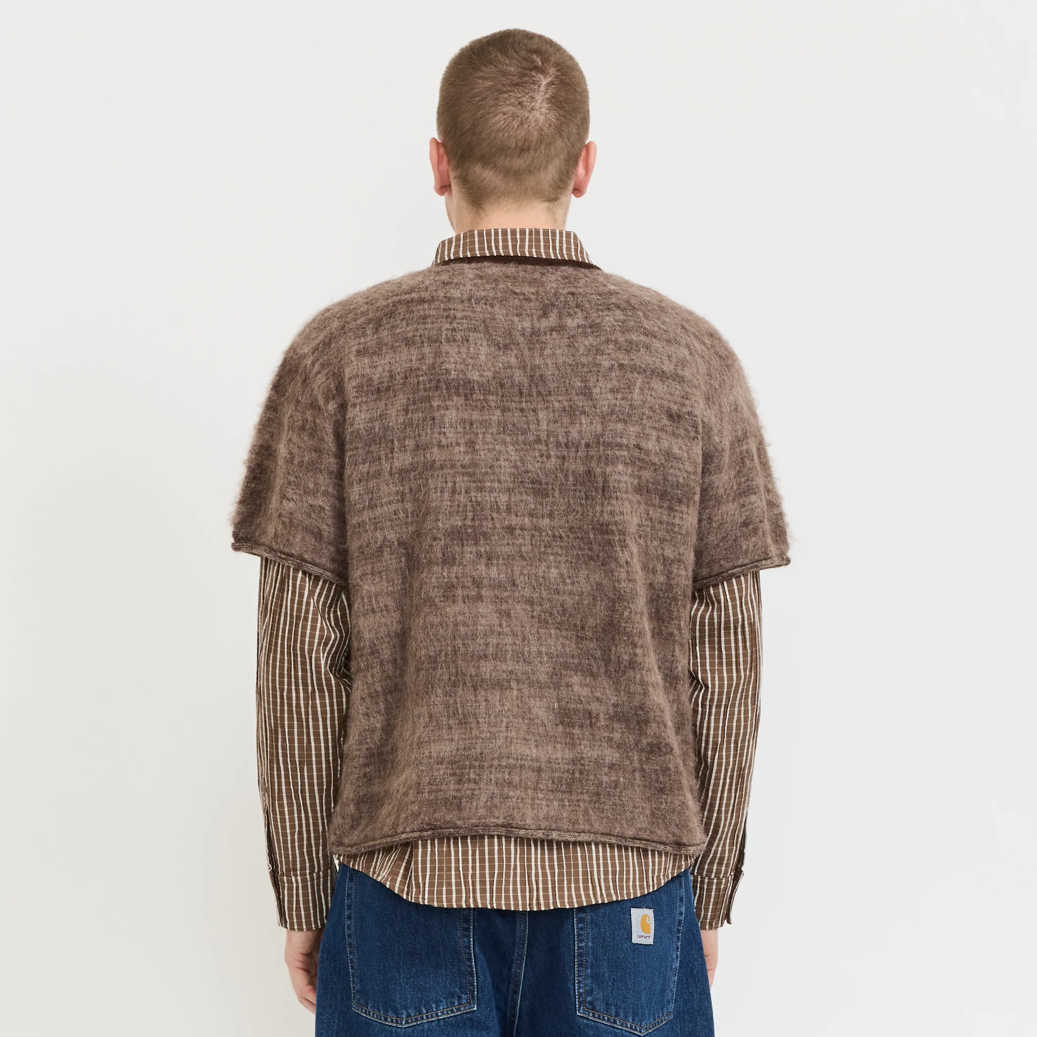 Minzie Short Sleeve Sweater Olive - Image 4