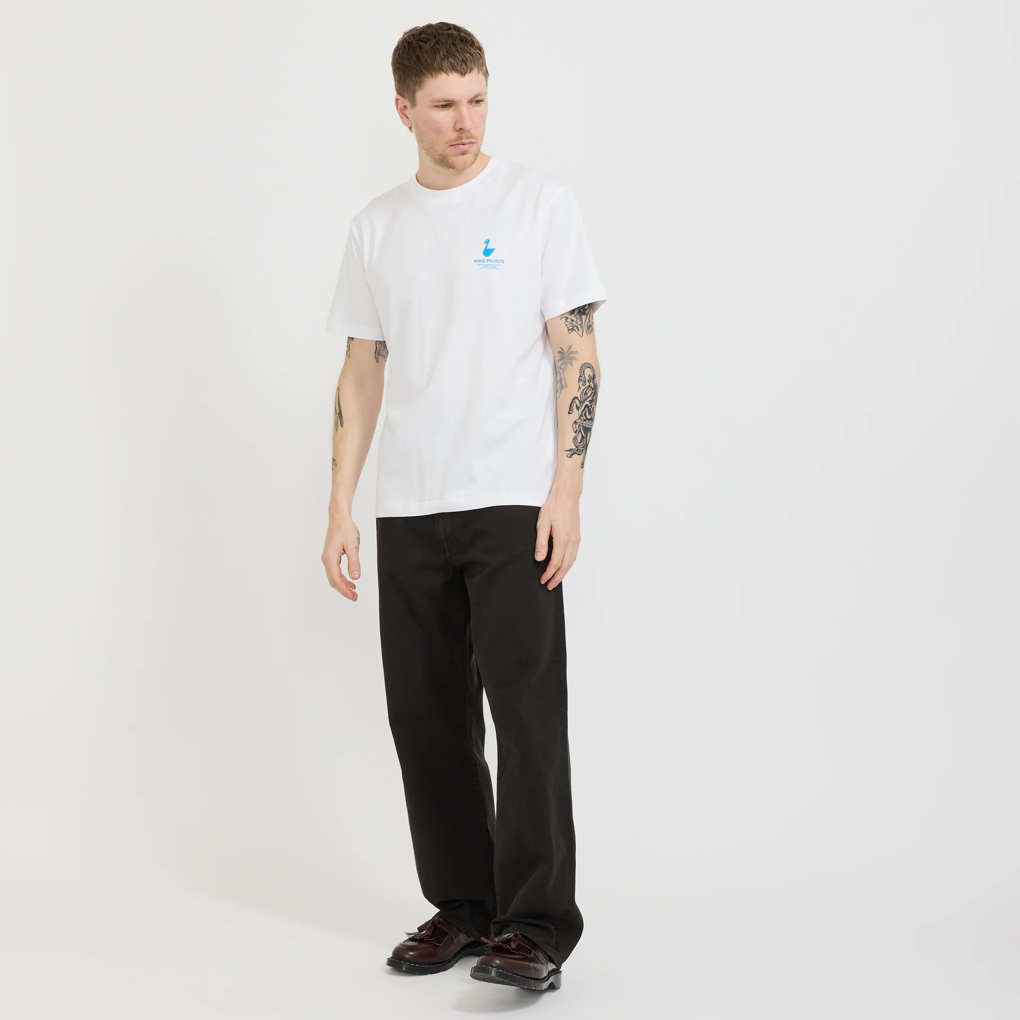 Mogens Relaxed 5 Pocket Heavy Twill Pant Black - Image 2