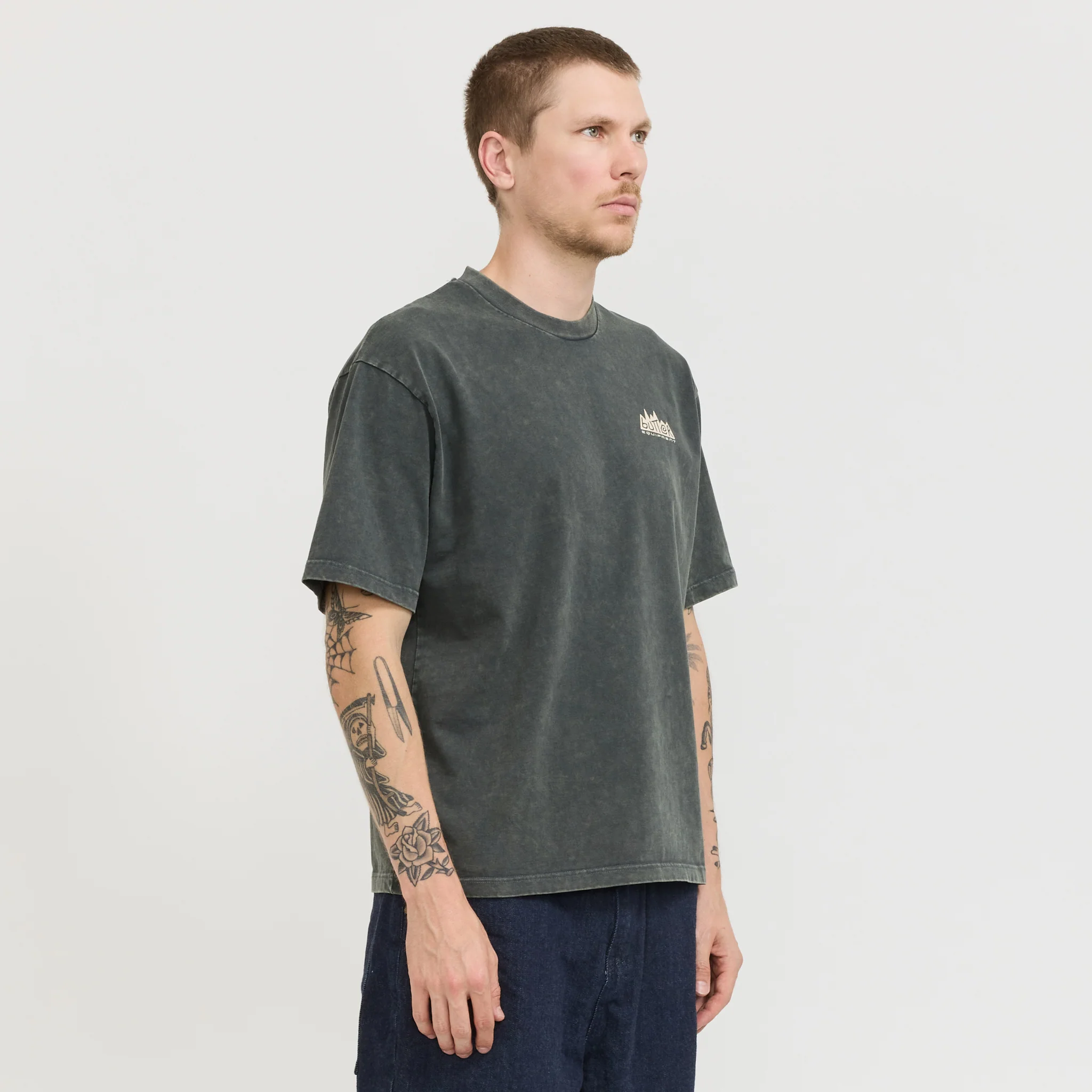 Mountain Equipment Tee Washed Black - Image 3