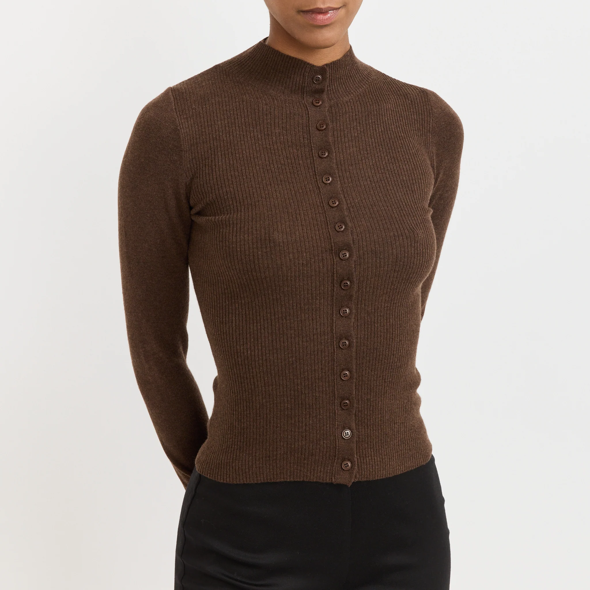 Mylah Cardigan Brown - Image 5