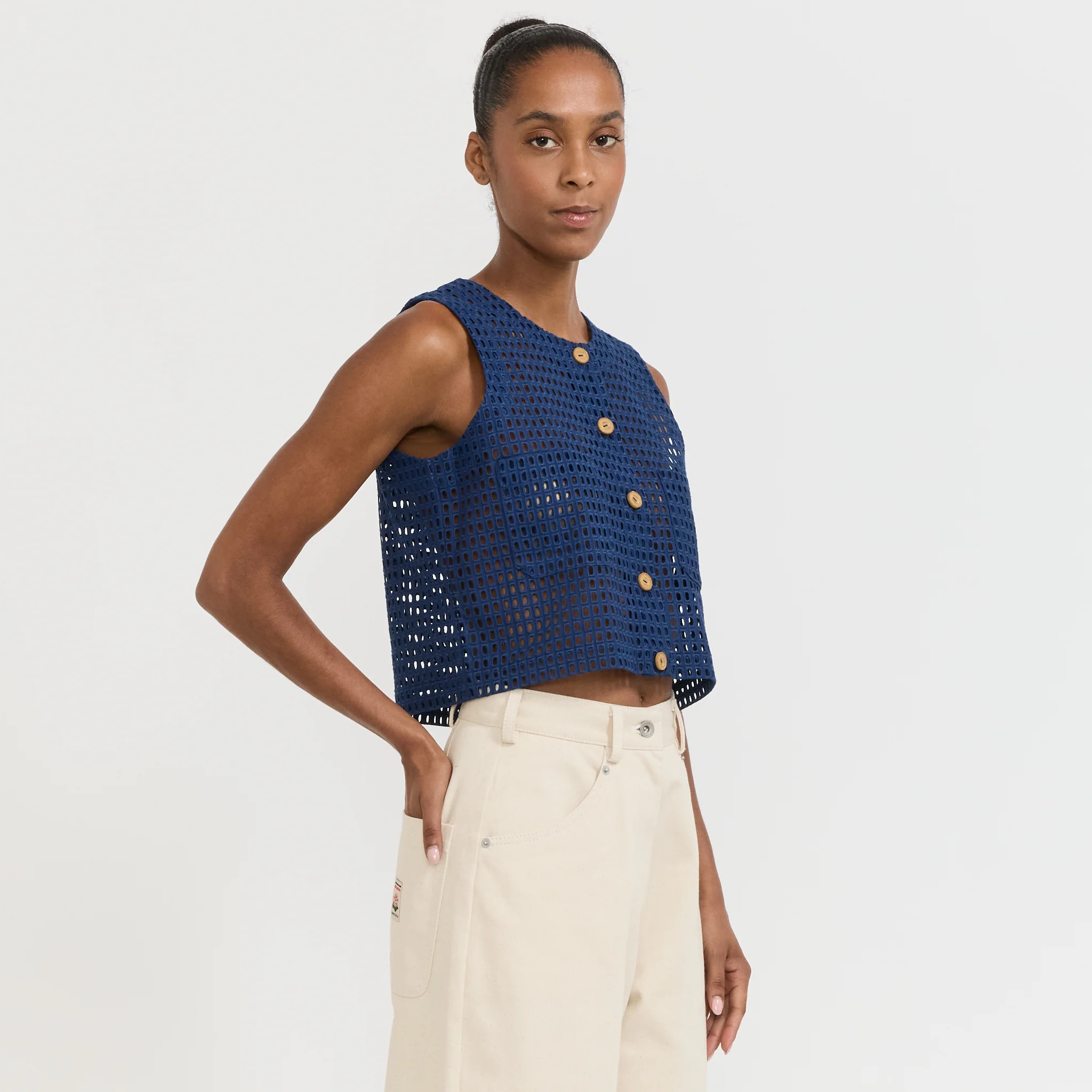 Naa Shirt Indigo - Image 7