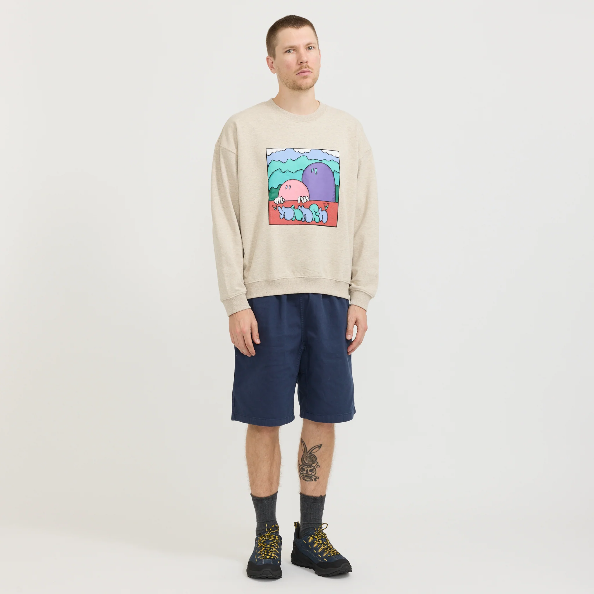 Nanga x Ryuji Kamiyama Sweat Oatmeal - Image 6