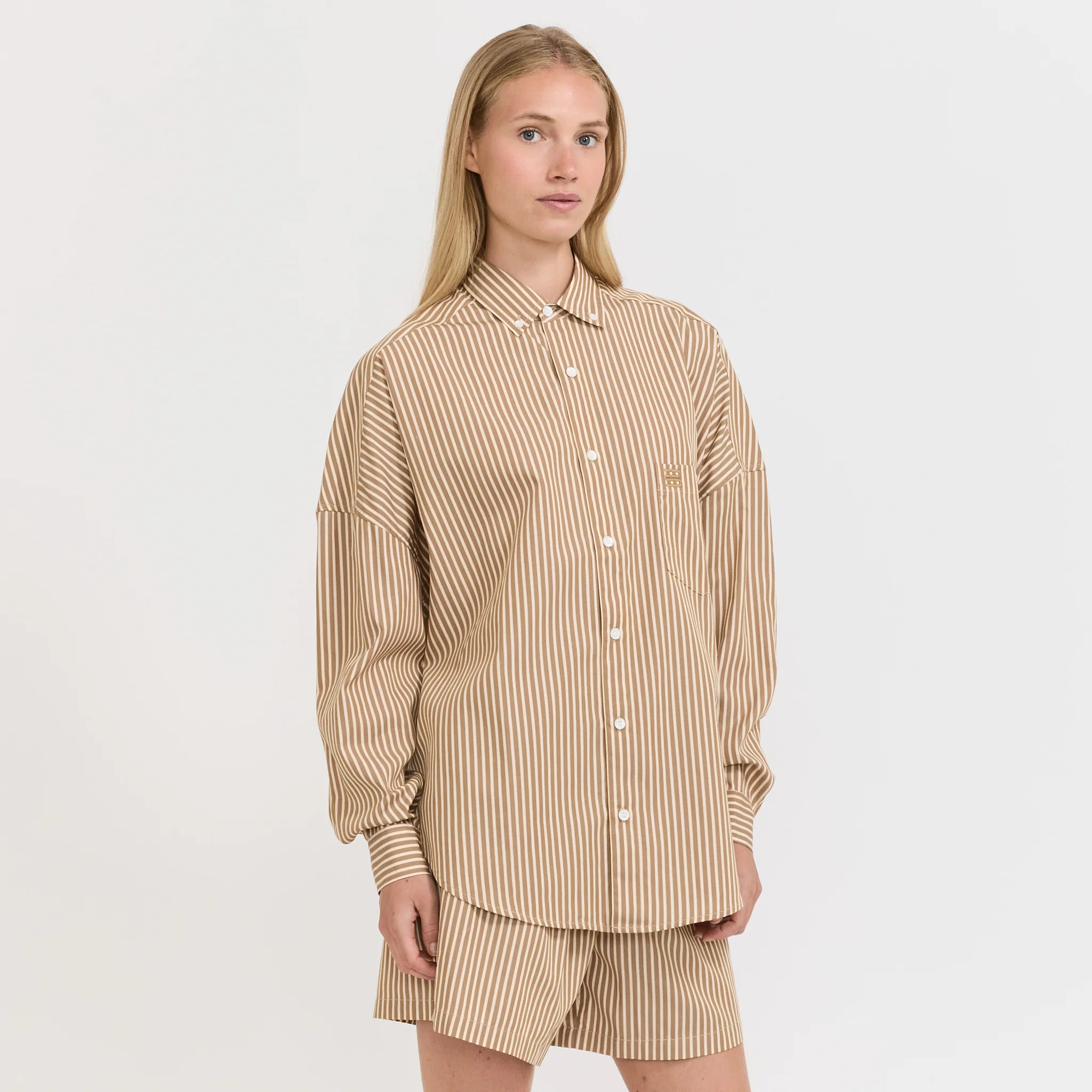 Nate Shirt Brown - Image 3