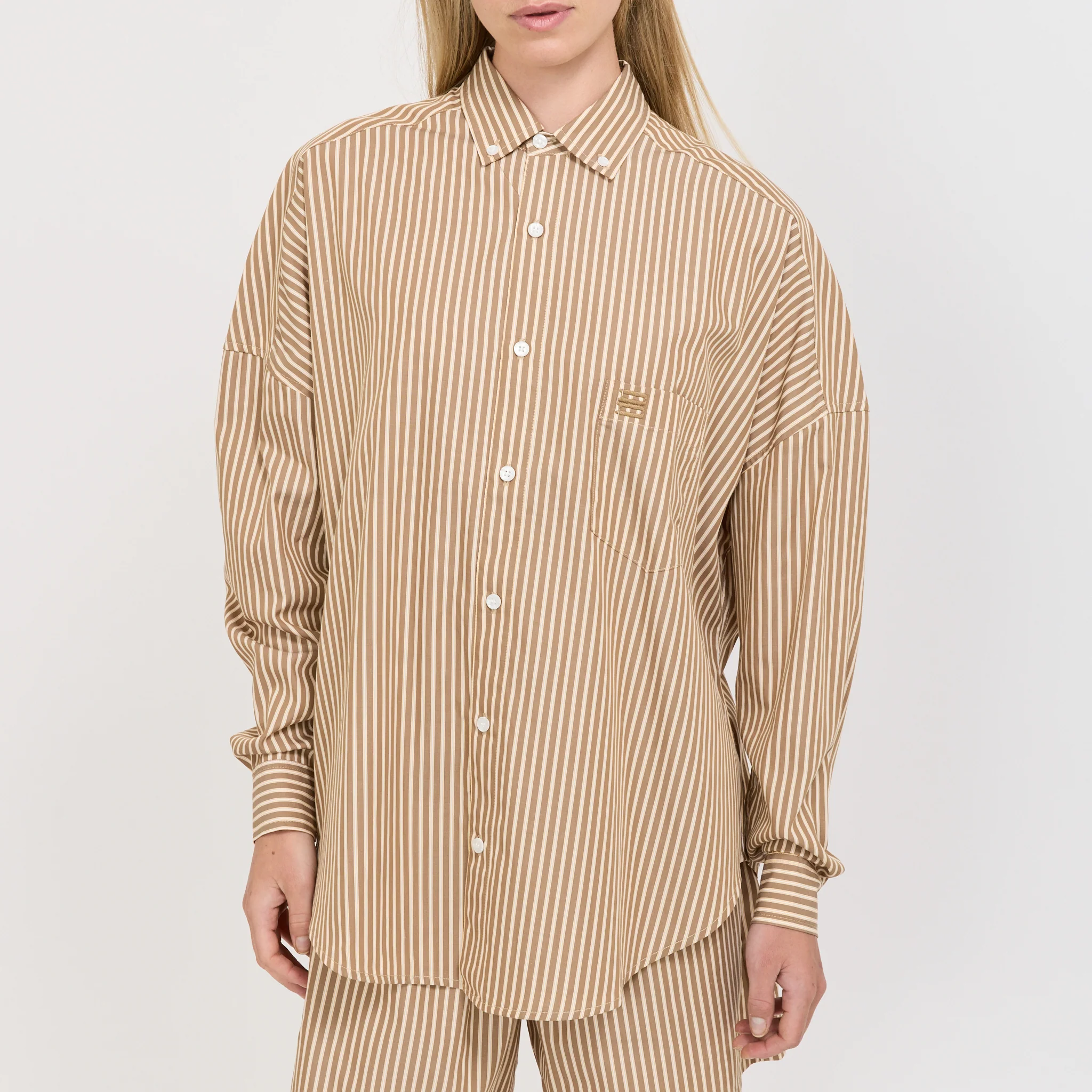 Nate Shirt Brown - Image 5