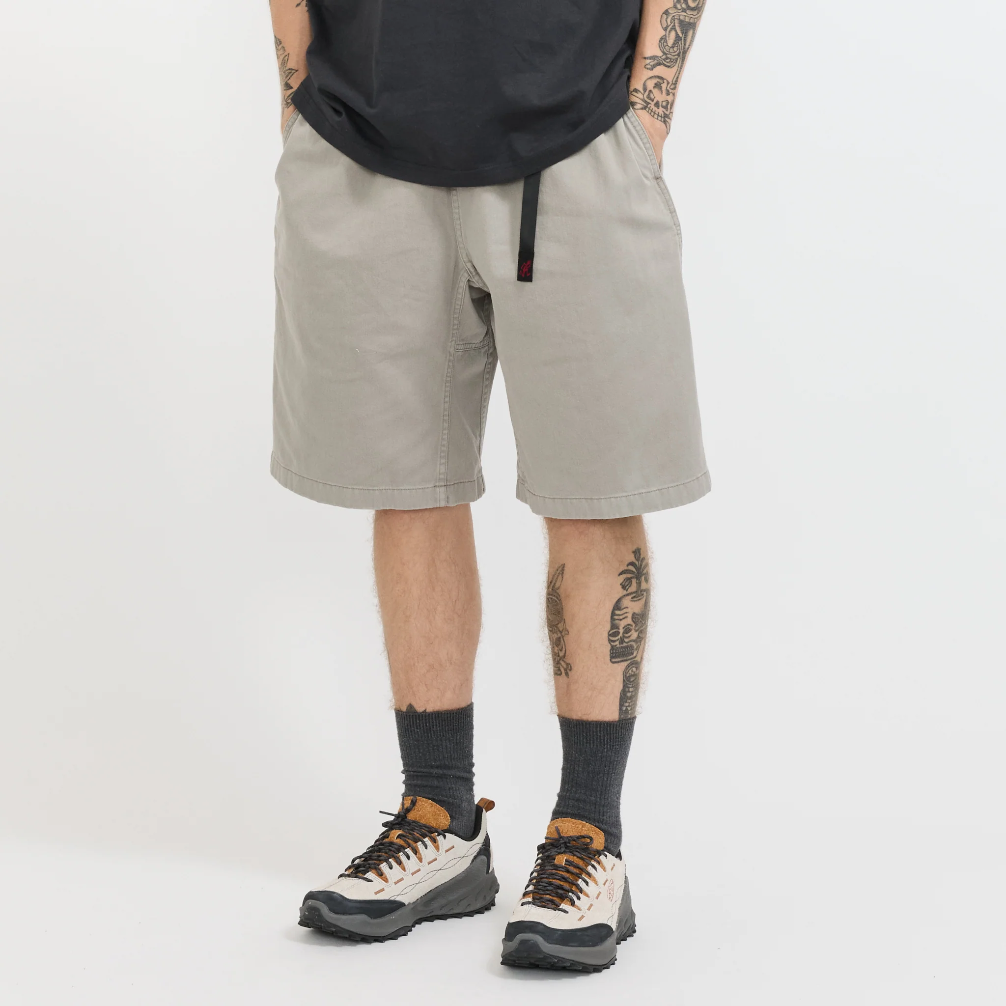 Natural Dyed Jam Short Grey