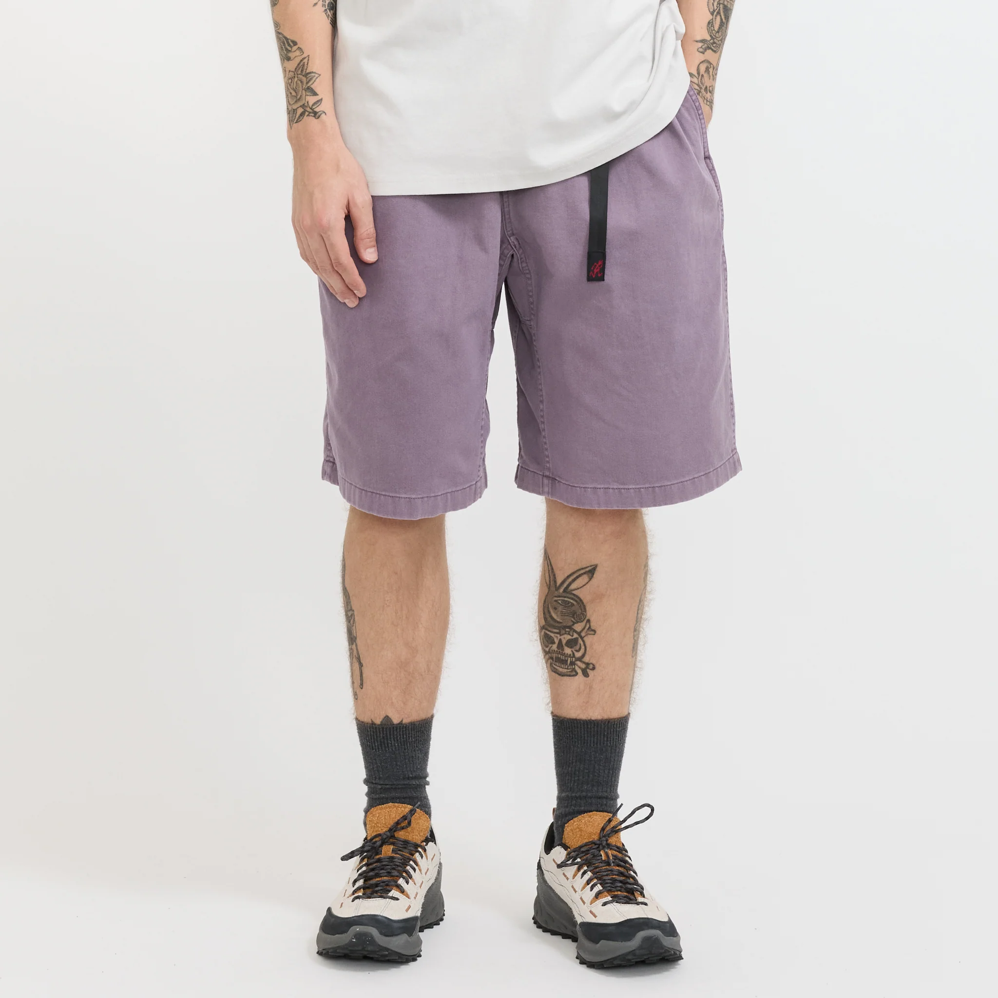 Natural Dyed Jam Short Purple