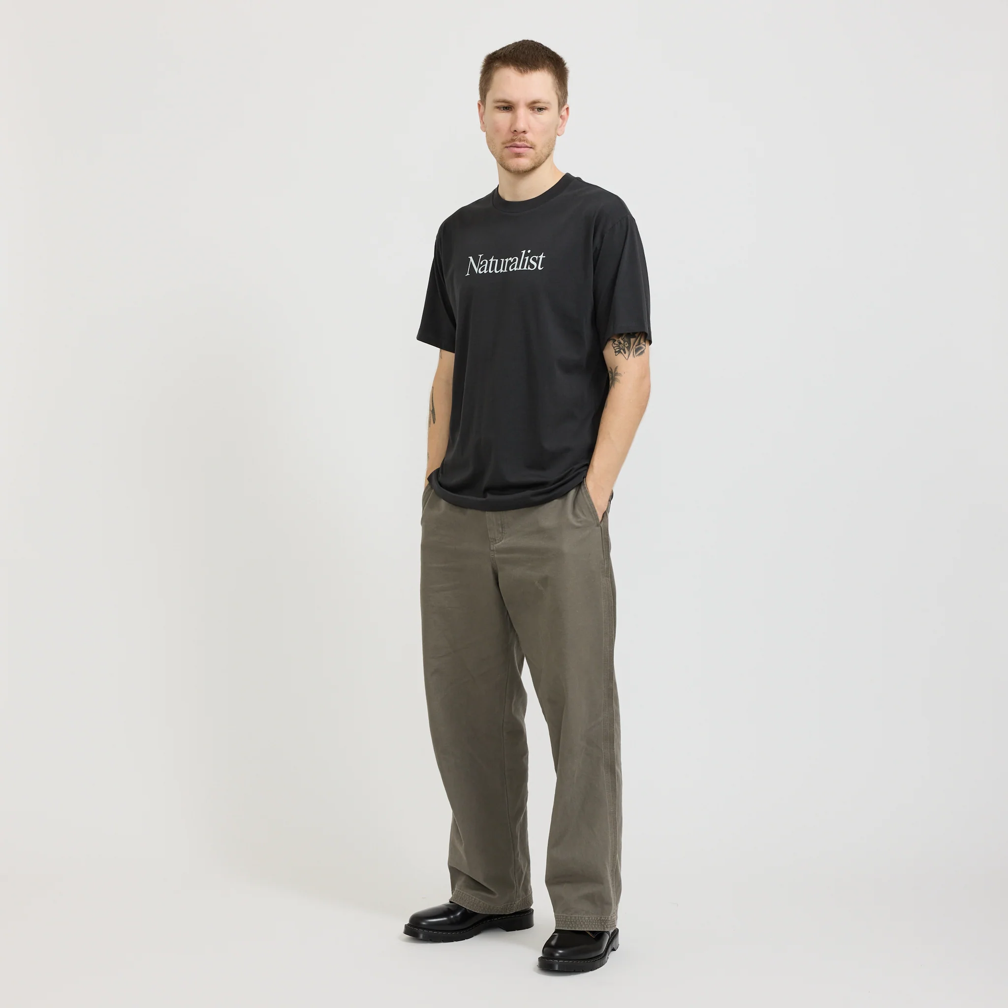 Naturalist T-Shirt Black - Image 2
