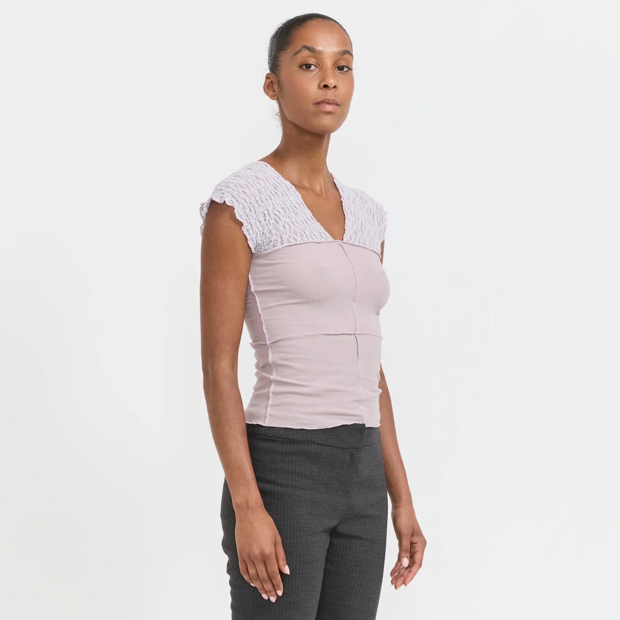 Nehru Tank Cylin/Verbe Purple
