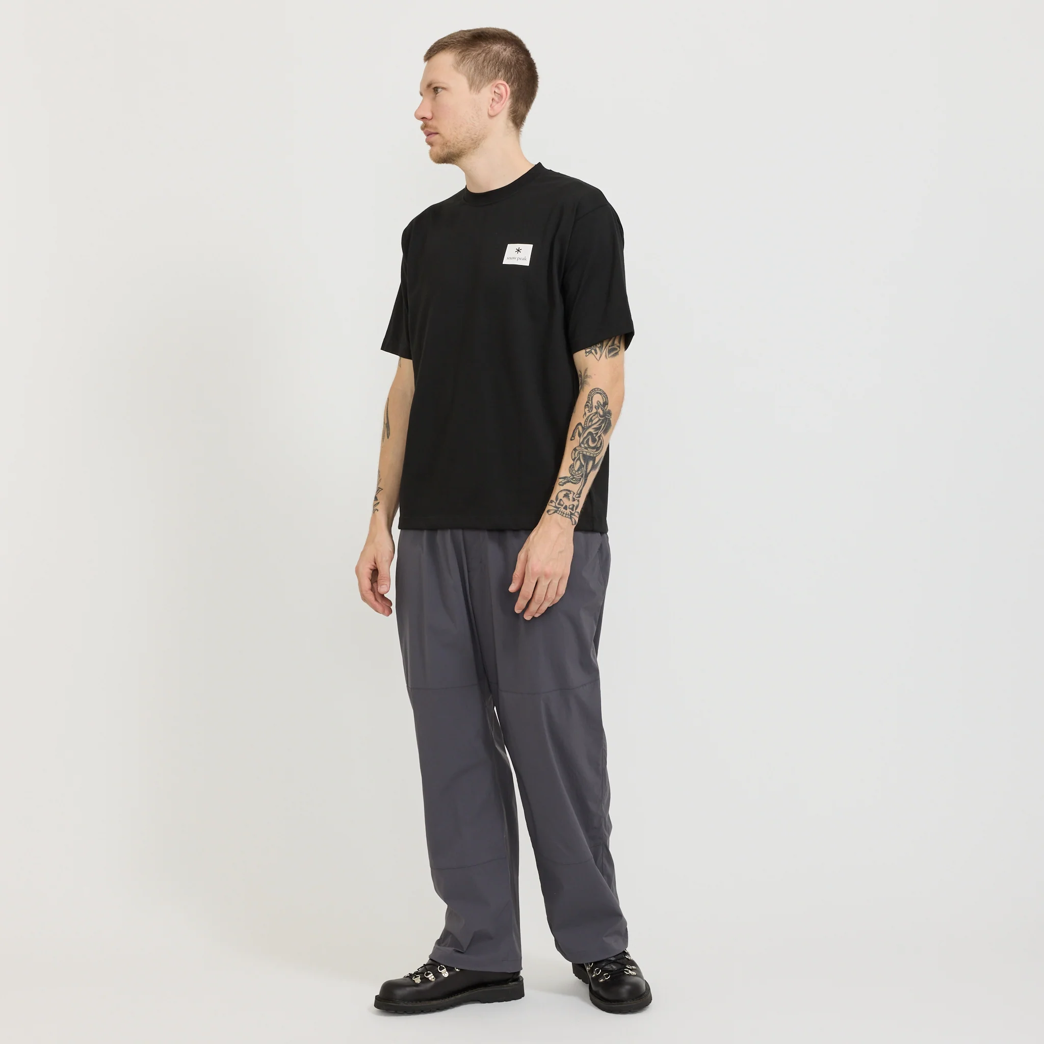 New Standard Square Logo T-Shirt Black - Image 2