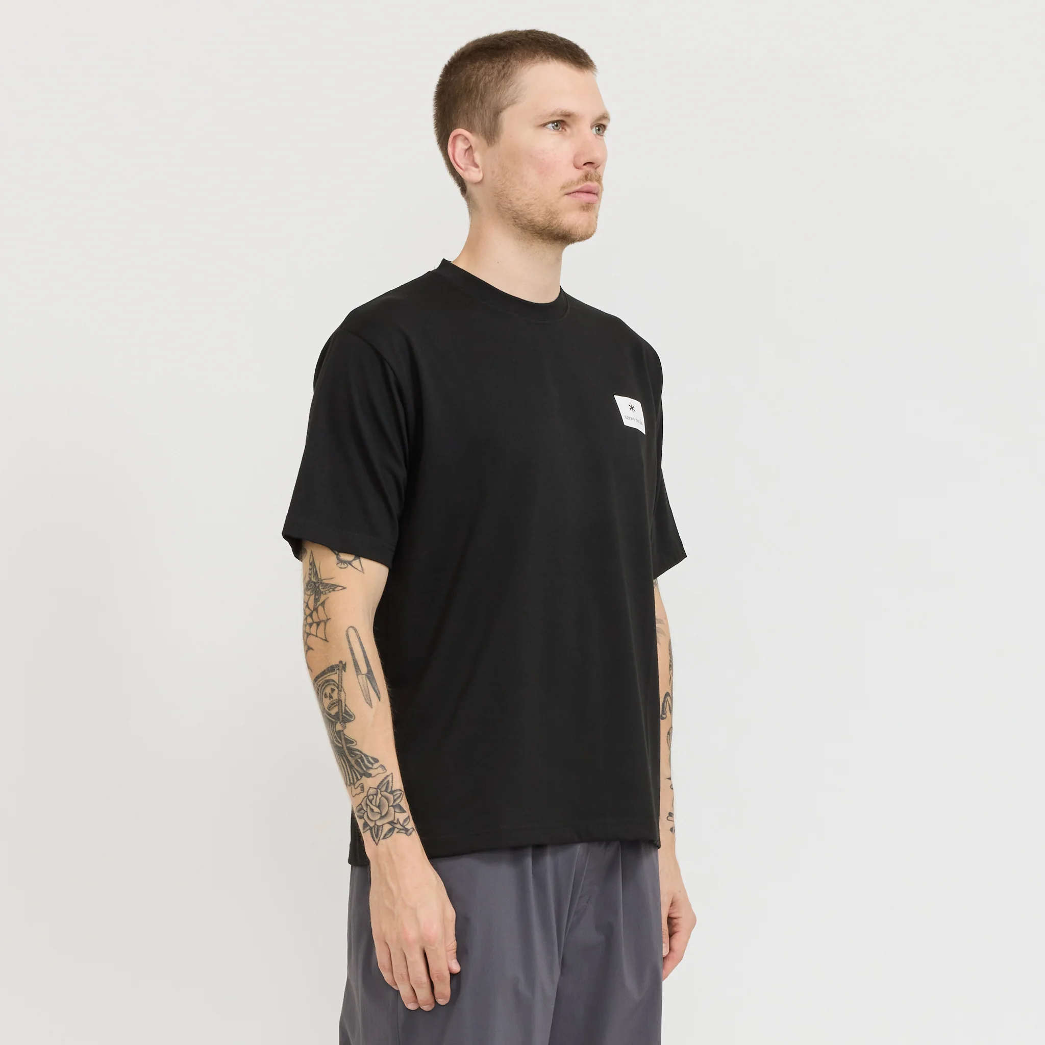New Standard Square Logo T-Shirt Black - Image 3