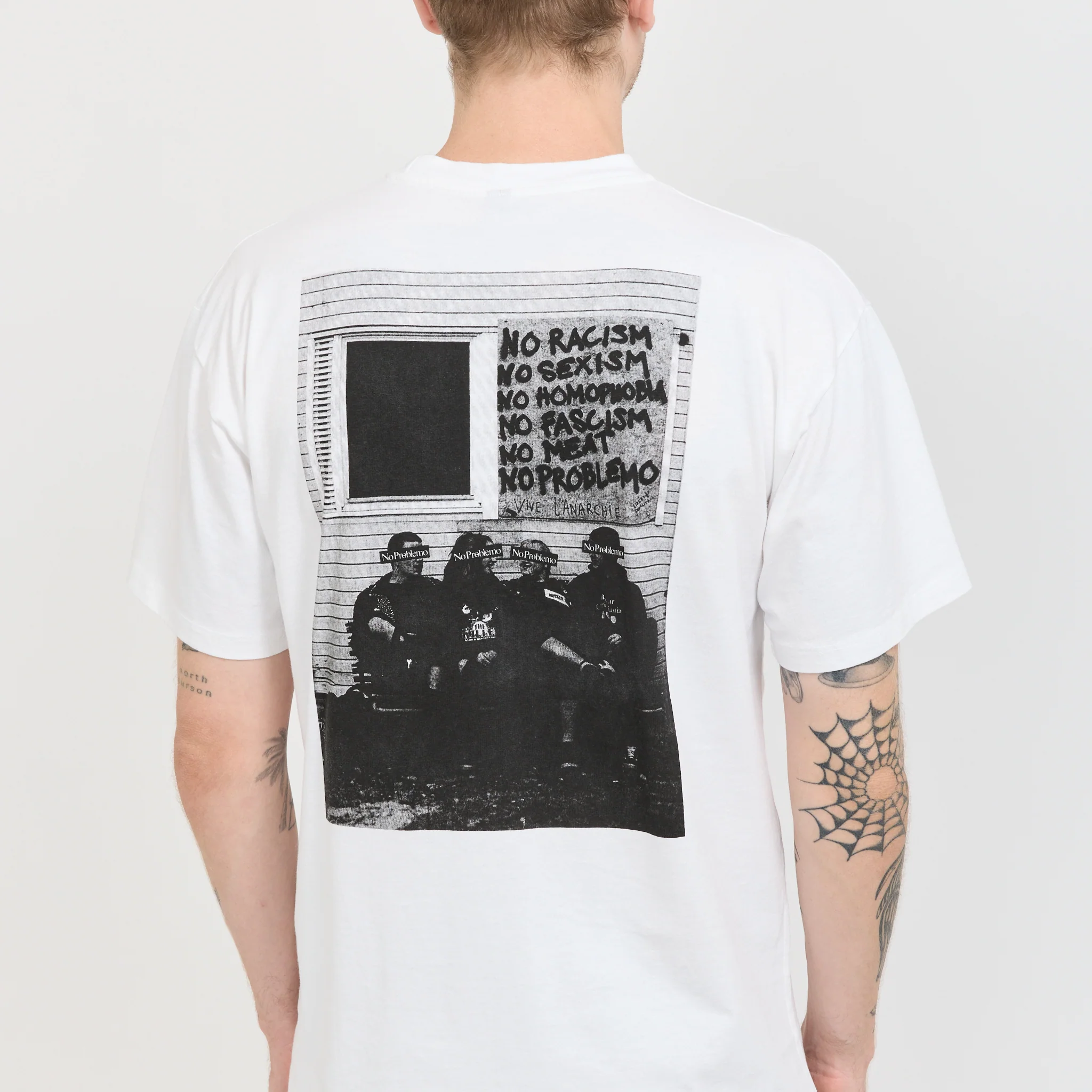 No War SS Tee White - Image 6