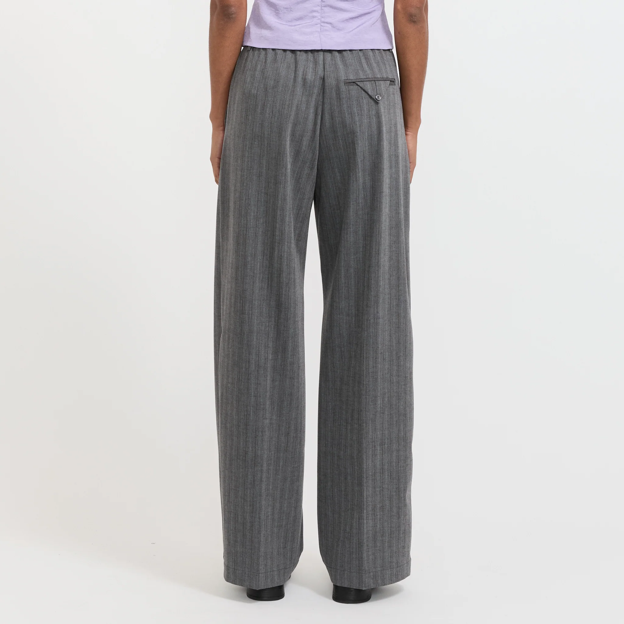Noor Trousers Grey Stripes - Image 4
