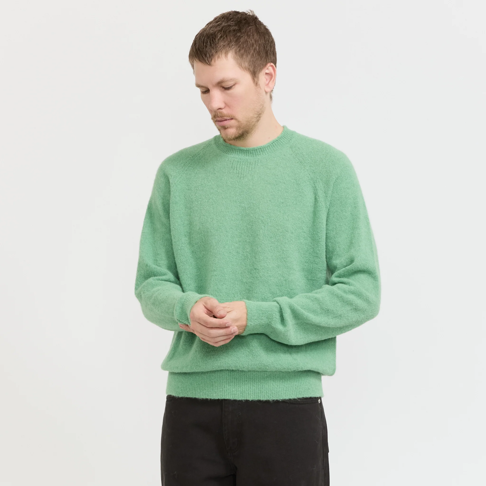 Nordevik Baby Alpaca Sweater Peapod