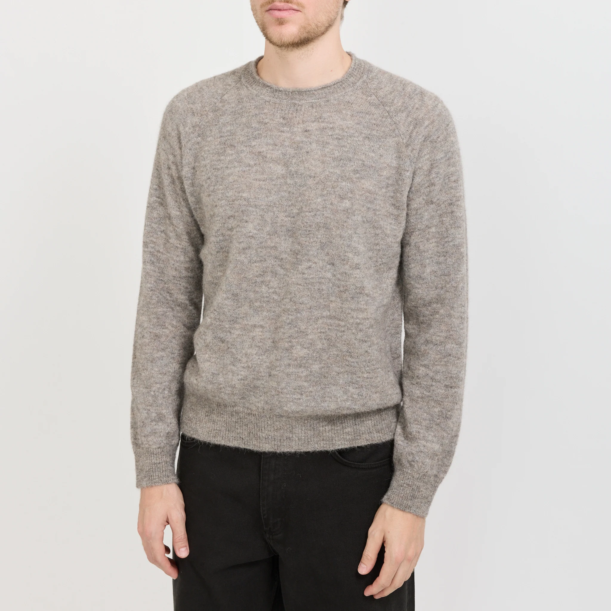 Nordevik Baby Alpaca Sweater Walnut - Image 4