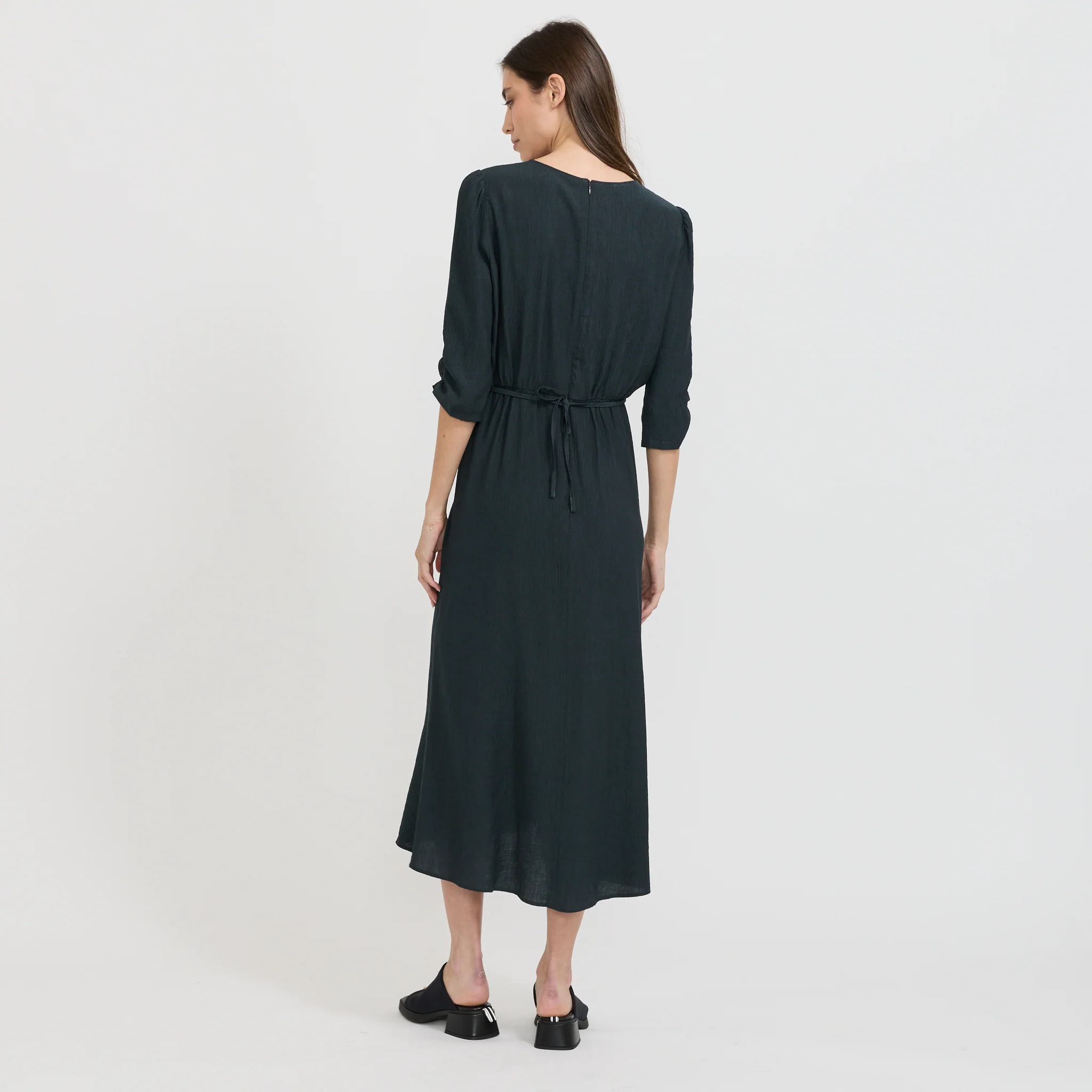 Nylia Dress Smoke Green - Image 4