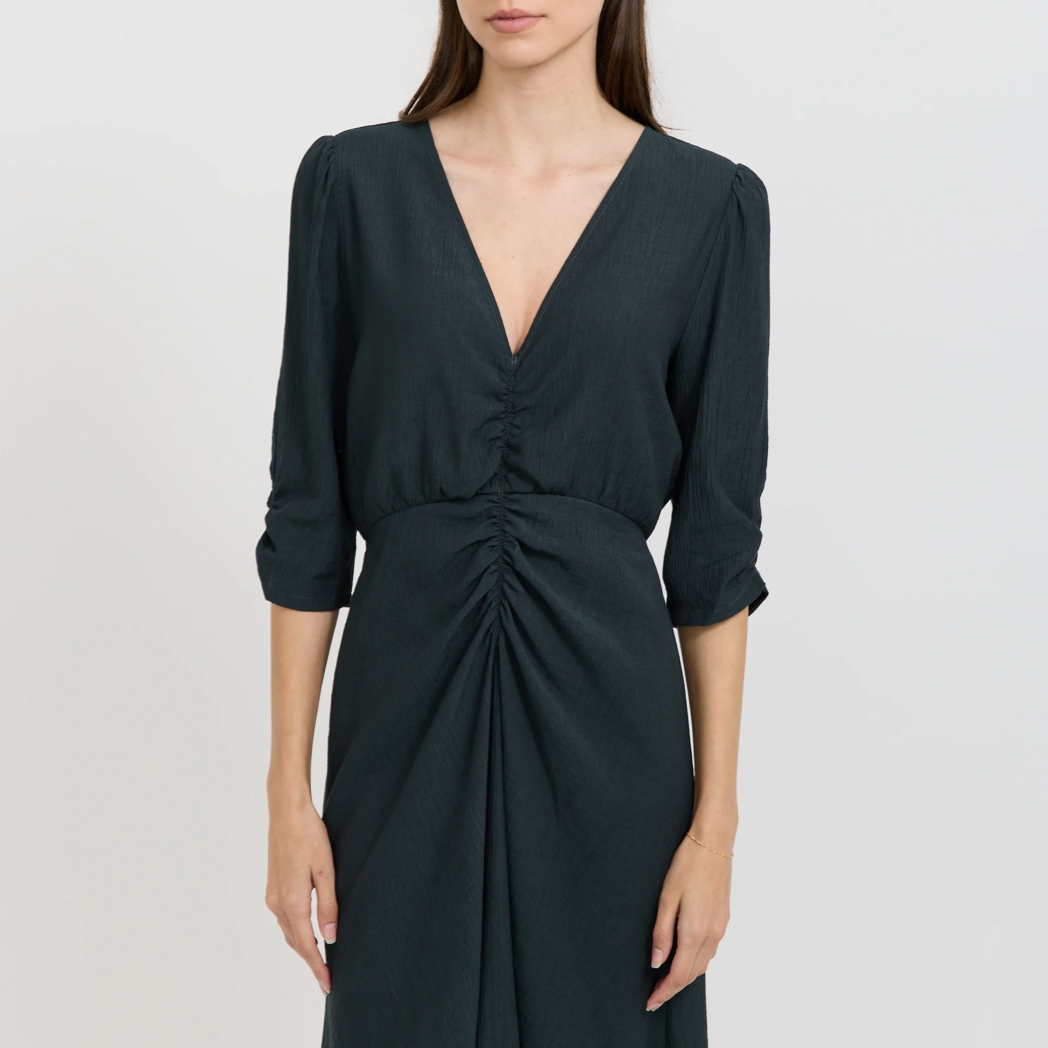 Nylia Dress Smoke Green - Image 5