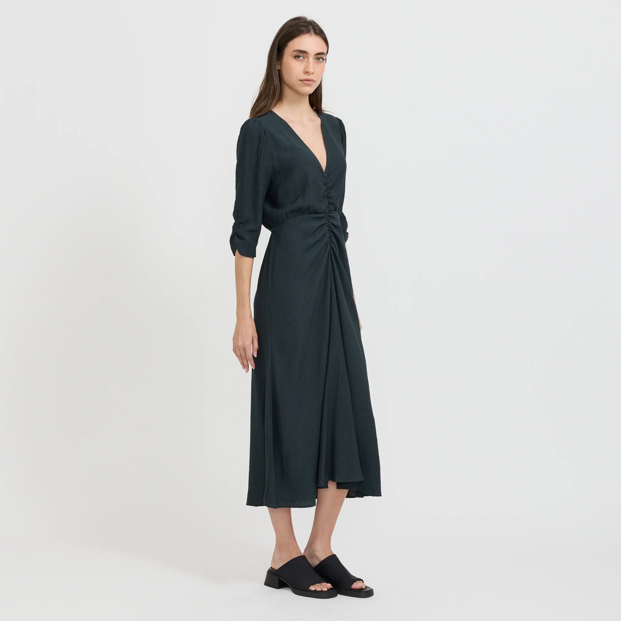 Nylia Dress Smoke Green - Image 7