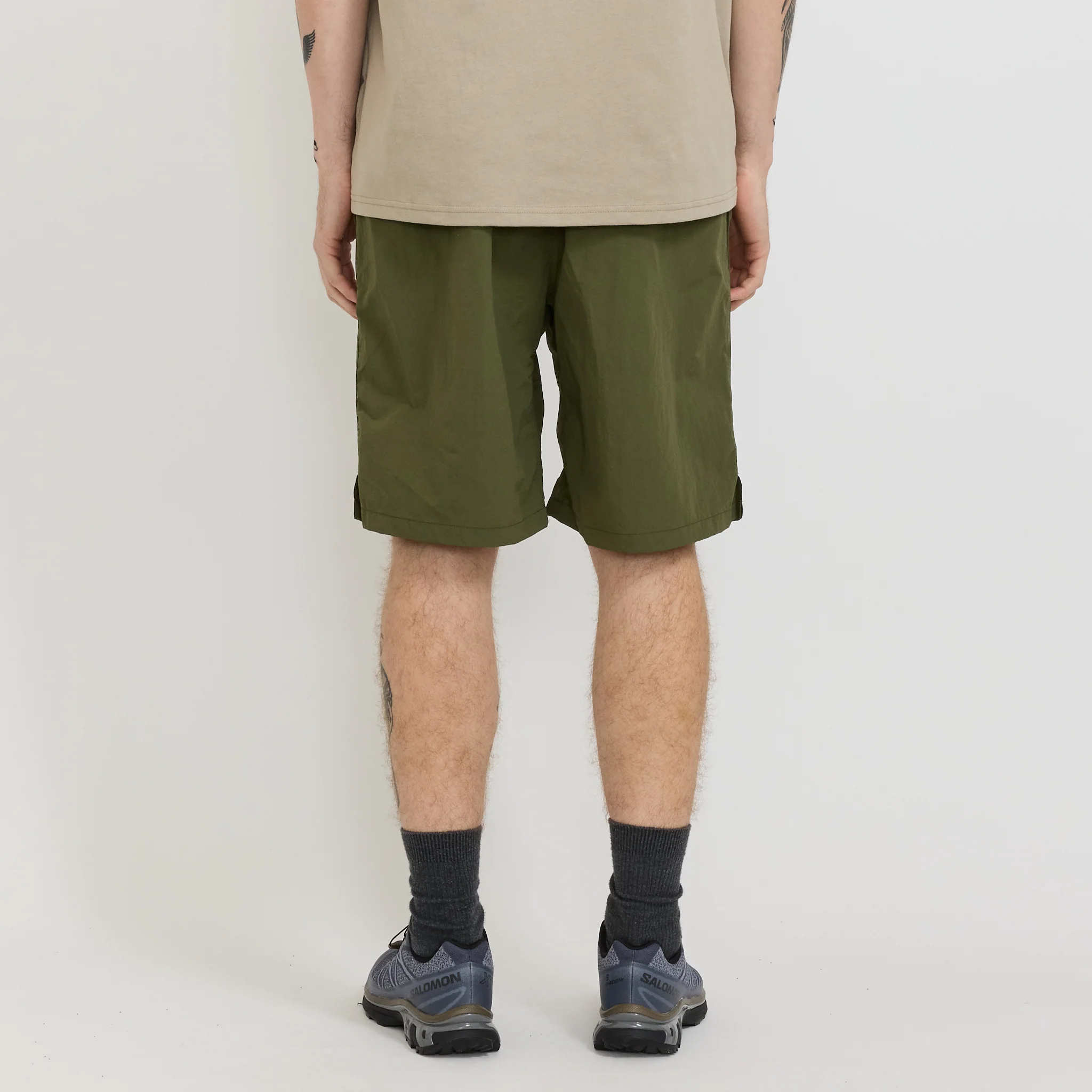 Nylon Packable G-Short Olive - Image 4