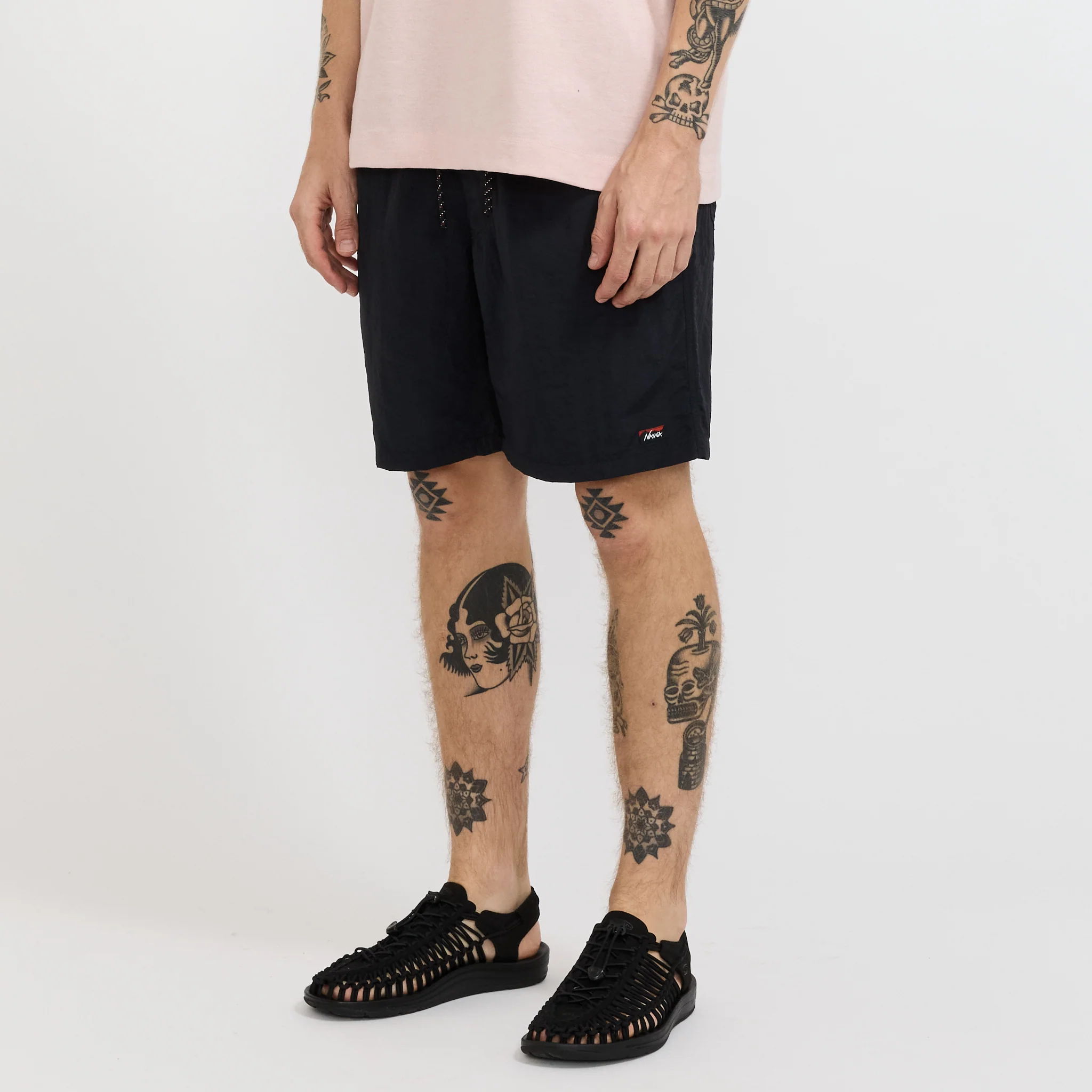 Nylon Tusser Easy Shorts Black - Image 8