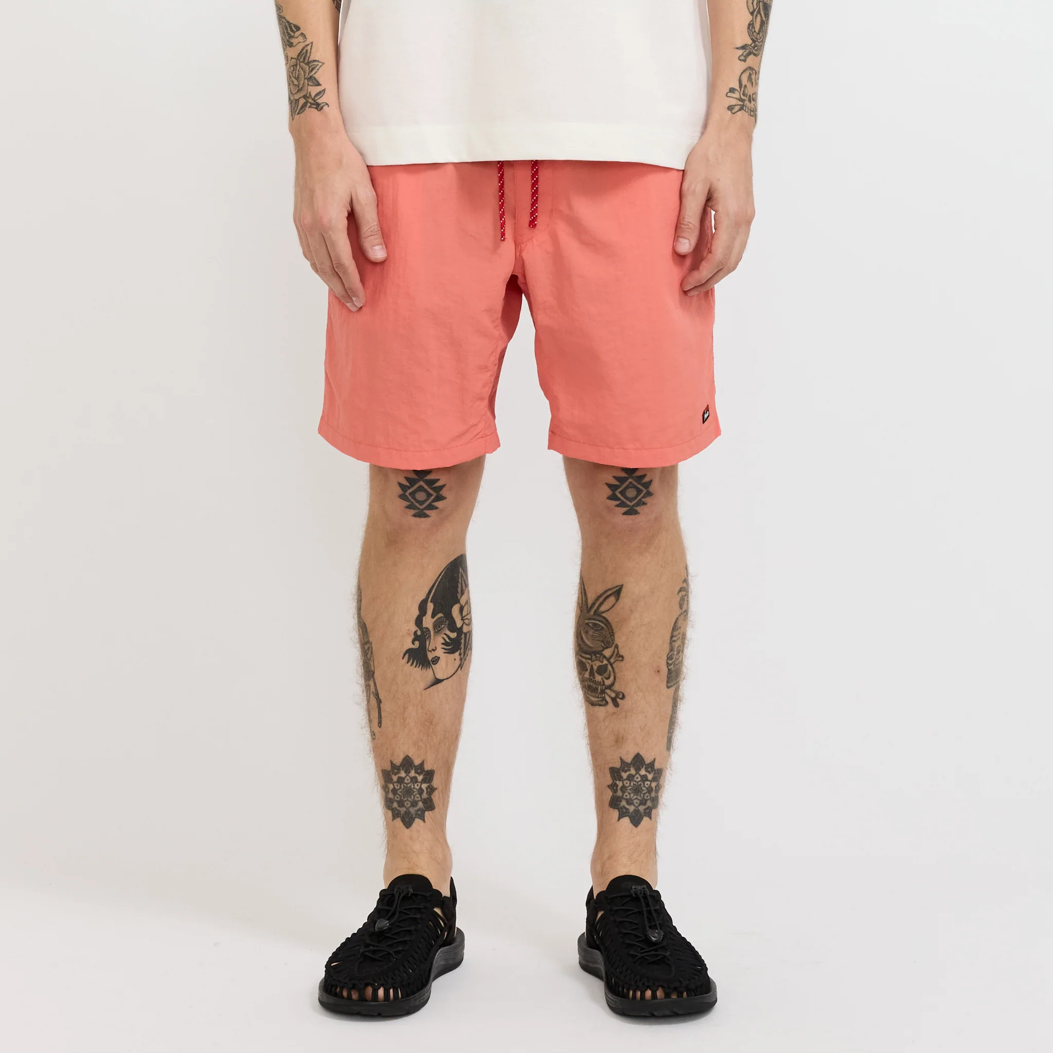 Nylon Tusser Easy Shorts Orange