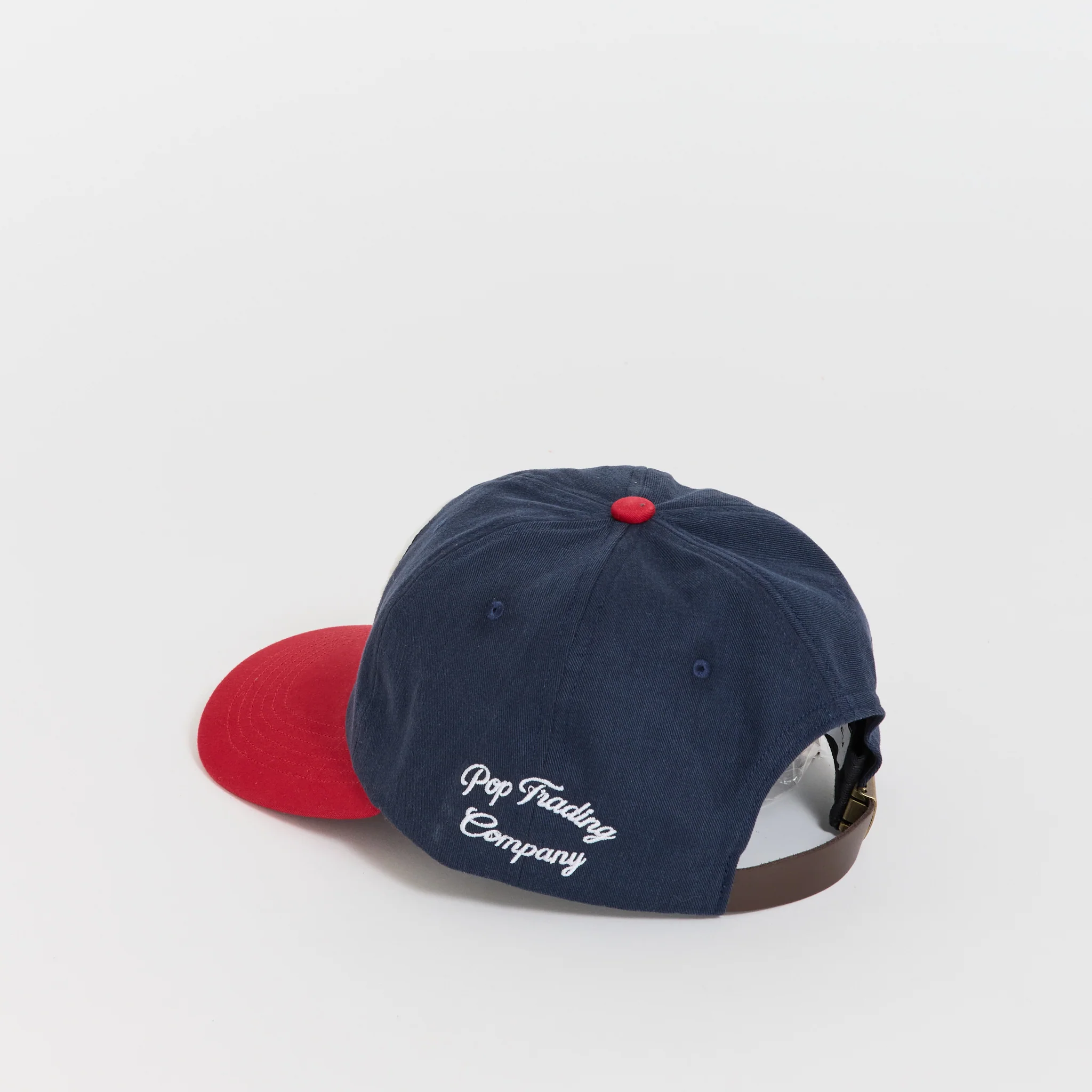 O Sixpanel Hat Navy/Goji Berry - Image 4