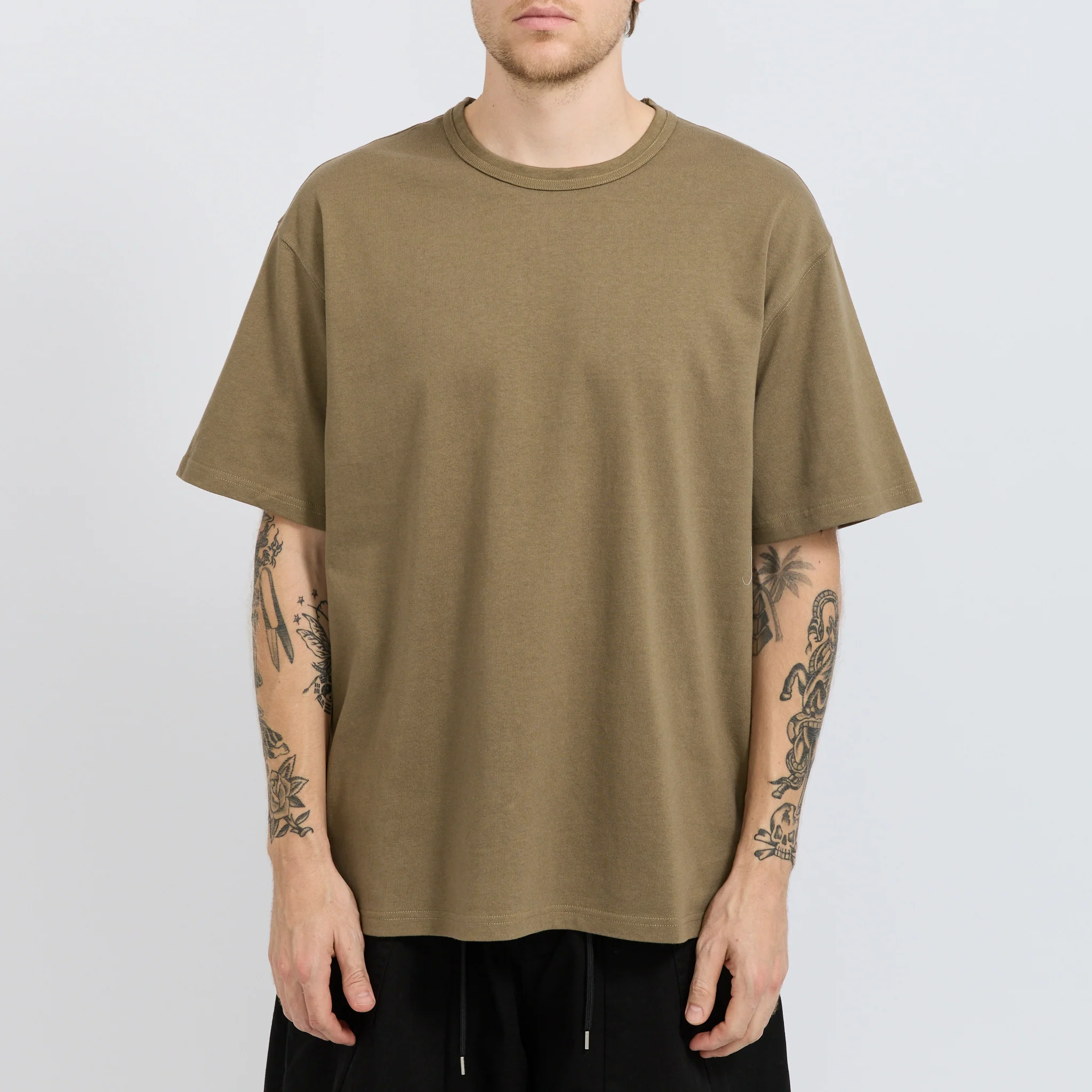 OG Double Rib Oversized Tee Mud - Image 5