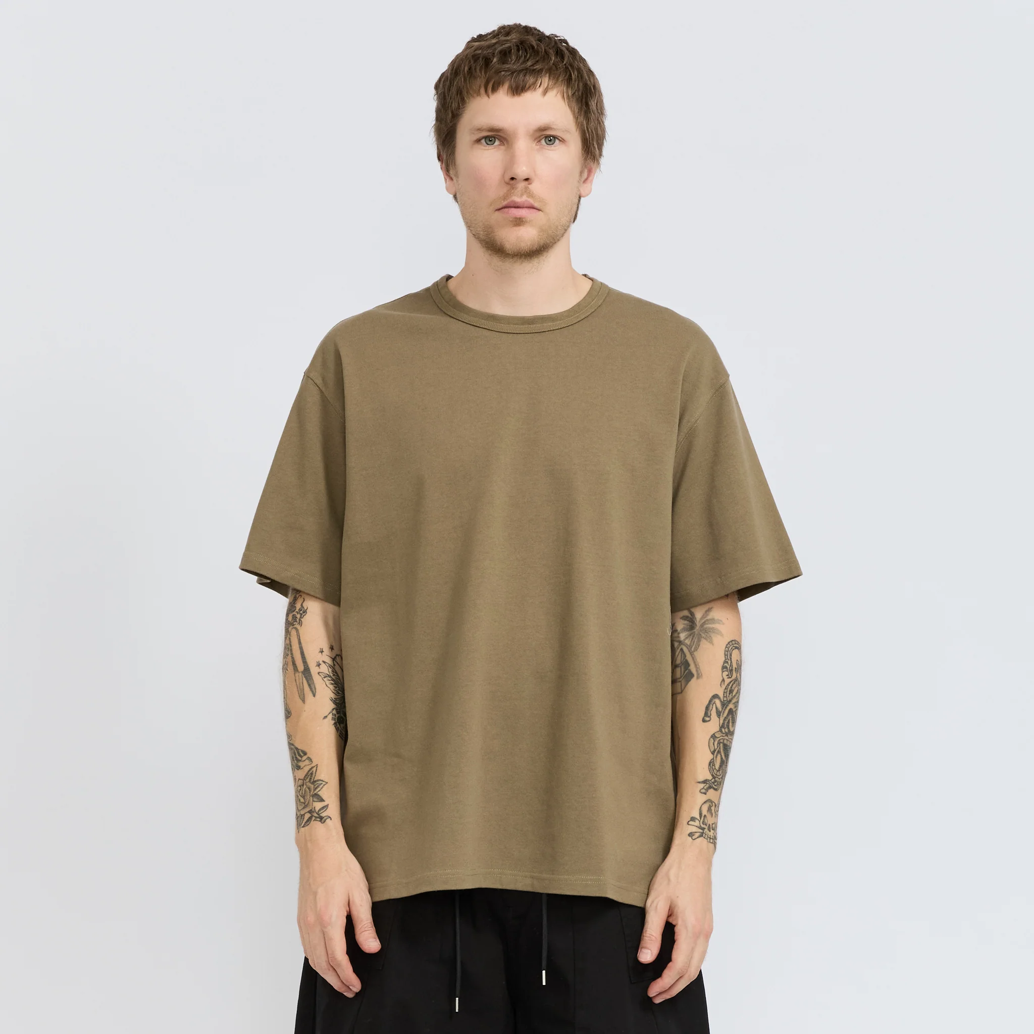 OG Double Rib Oversized Tee Mud - Image 6