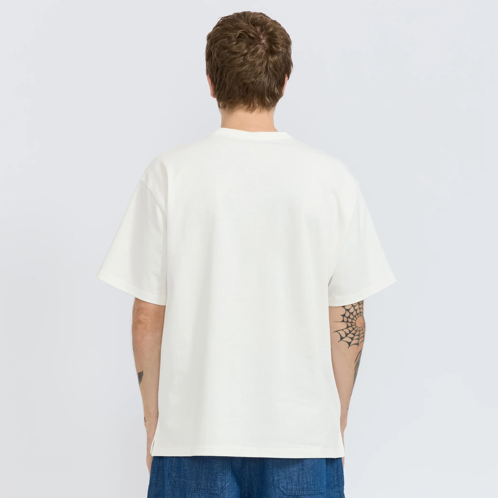 OG Double Rib Oversized Tee White - Image 4
