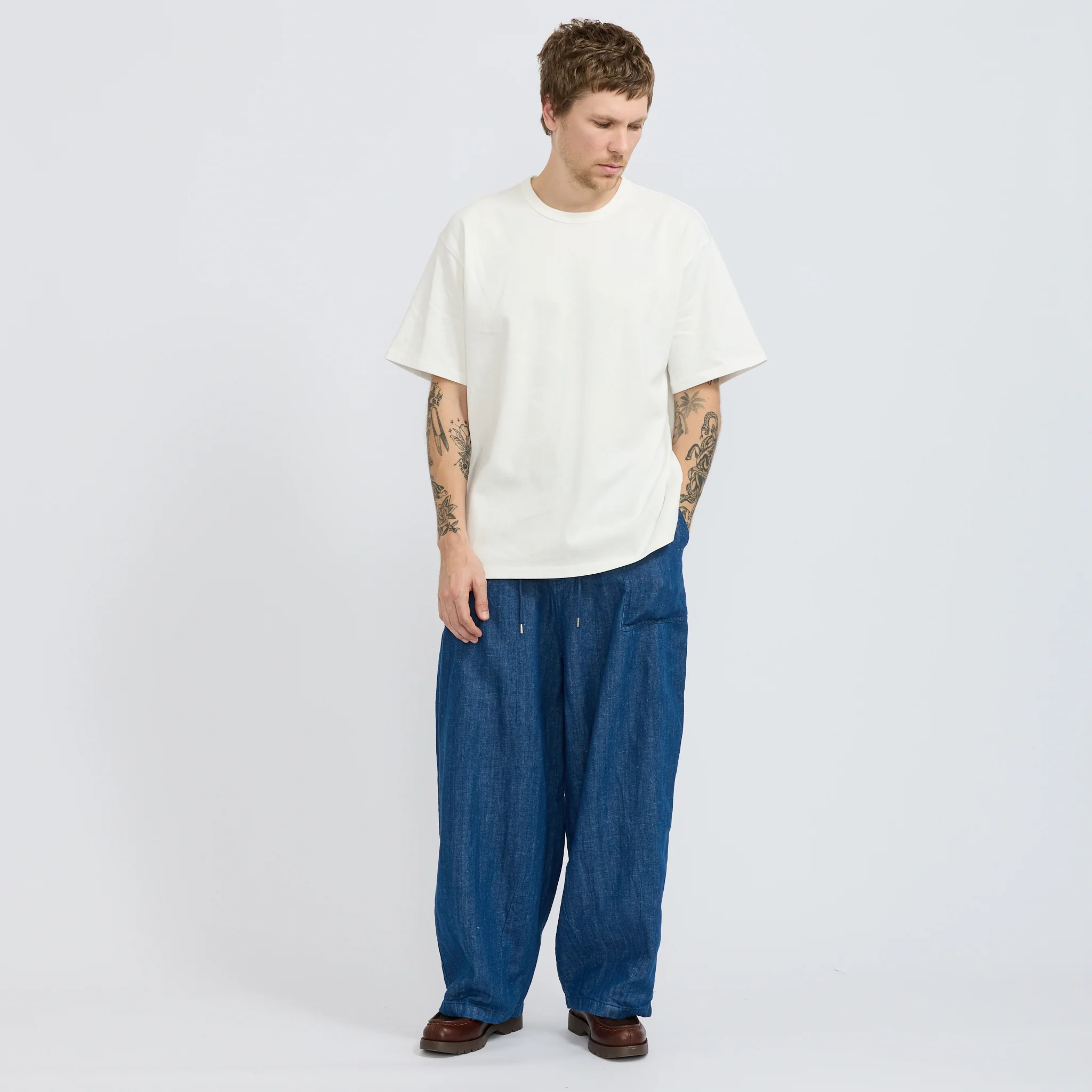 OG Double Rib Oversized Tee White - Image 6
