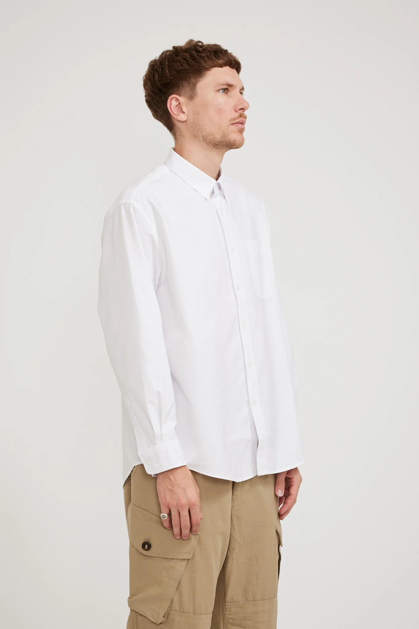 OG Oxford Oversized Shirt White - Image 3