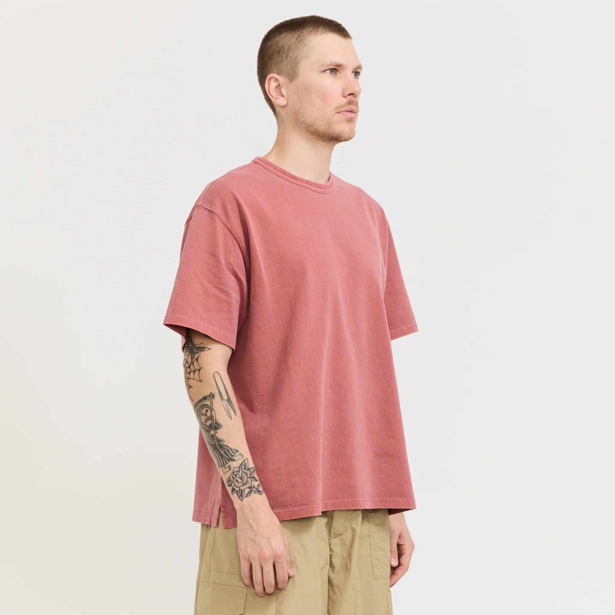 OG Pigment Dyeing Half Tee Pink - Image 3