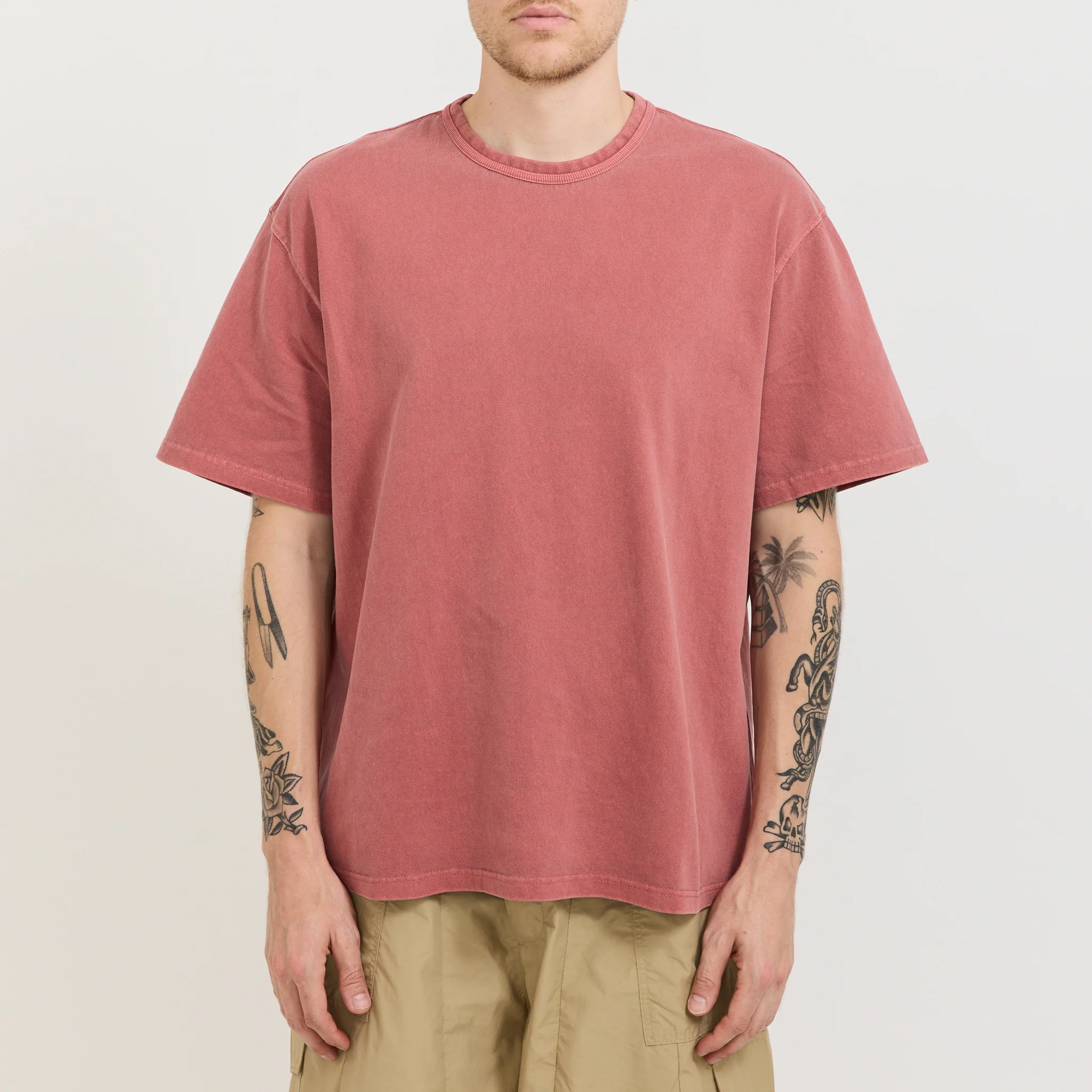 OG Pigment Dyeing Half Tee Pink - Image 5