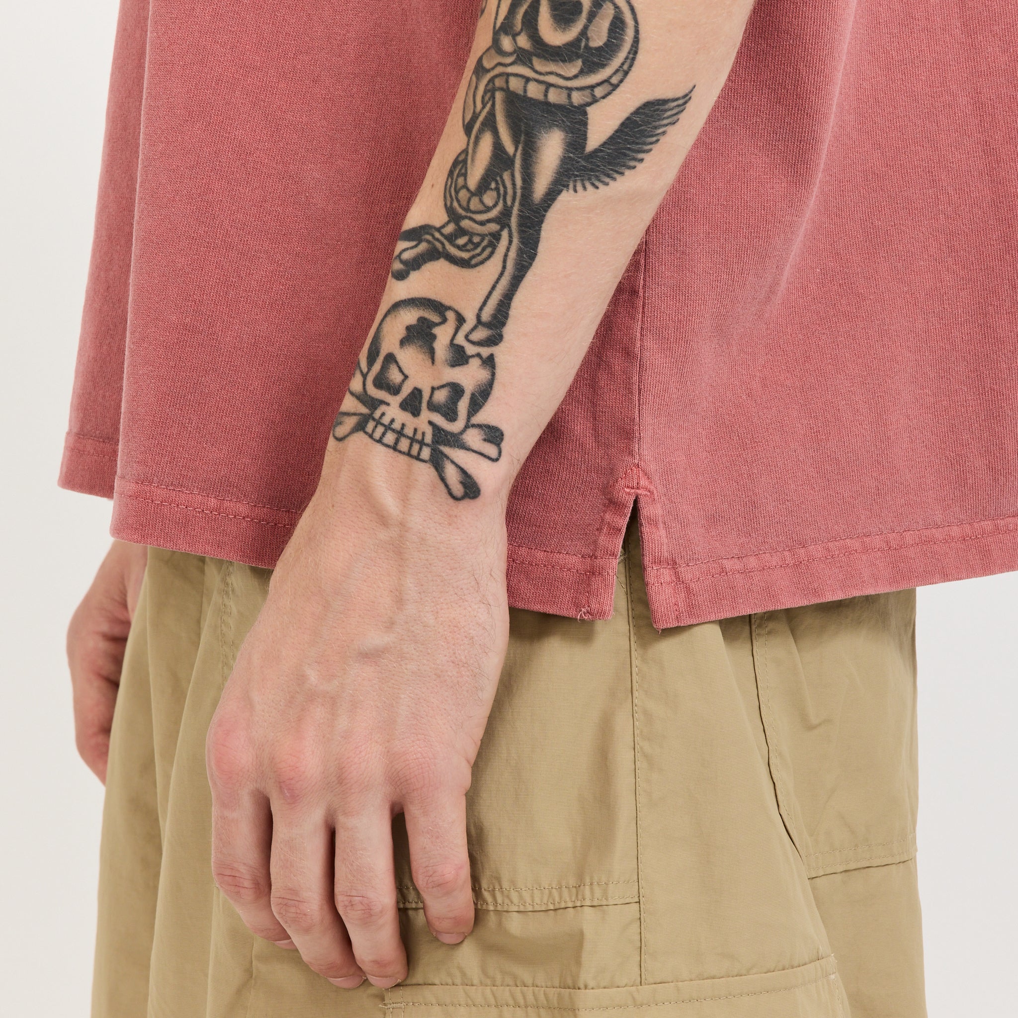 OG Pigment Dyeing Half Tee Pink - Image 6