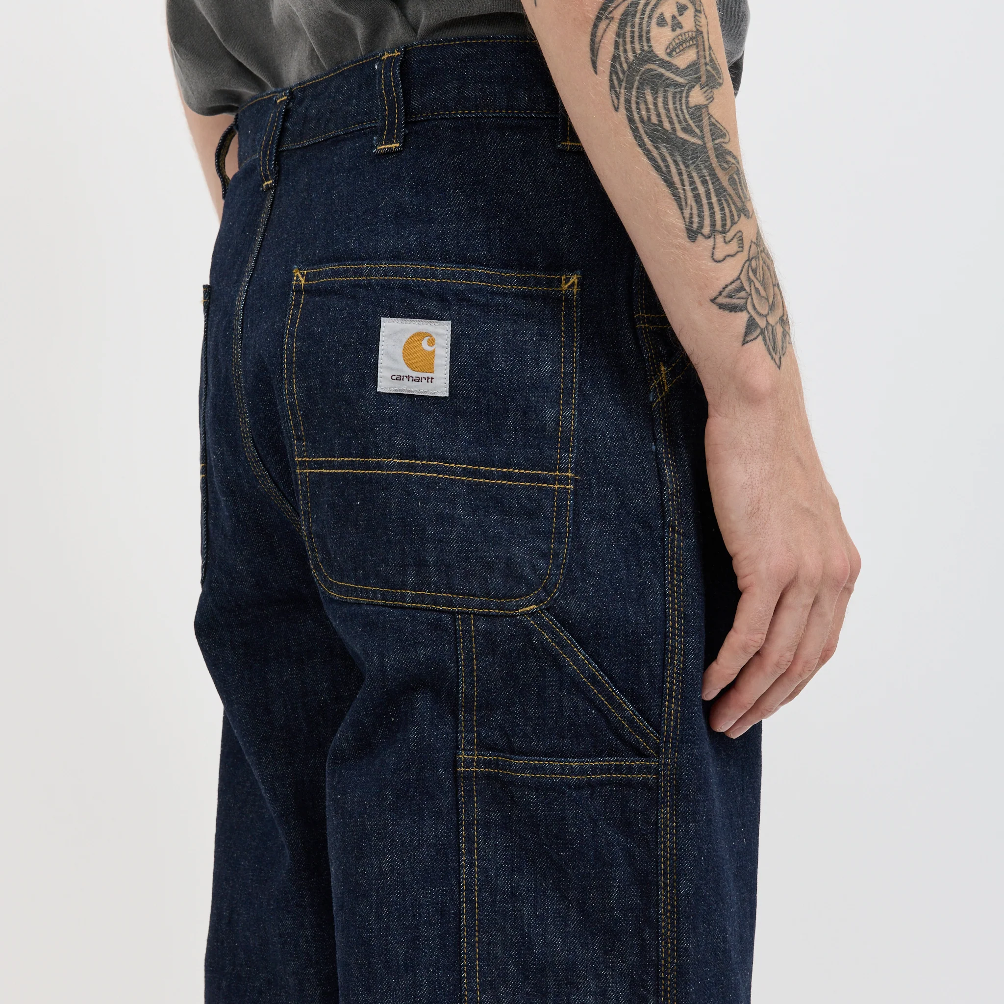 OG Single Knee Pant Blue Rinsed - Image 6