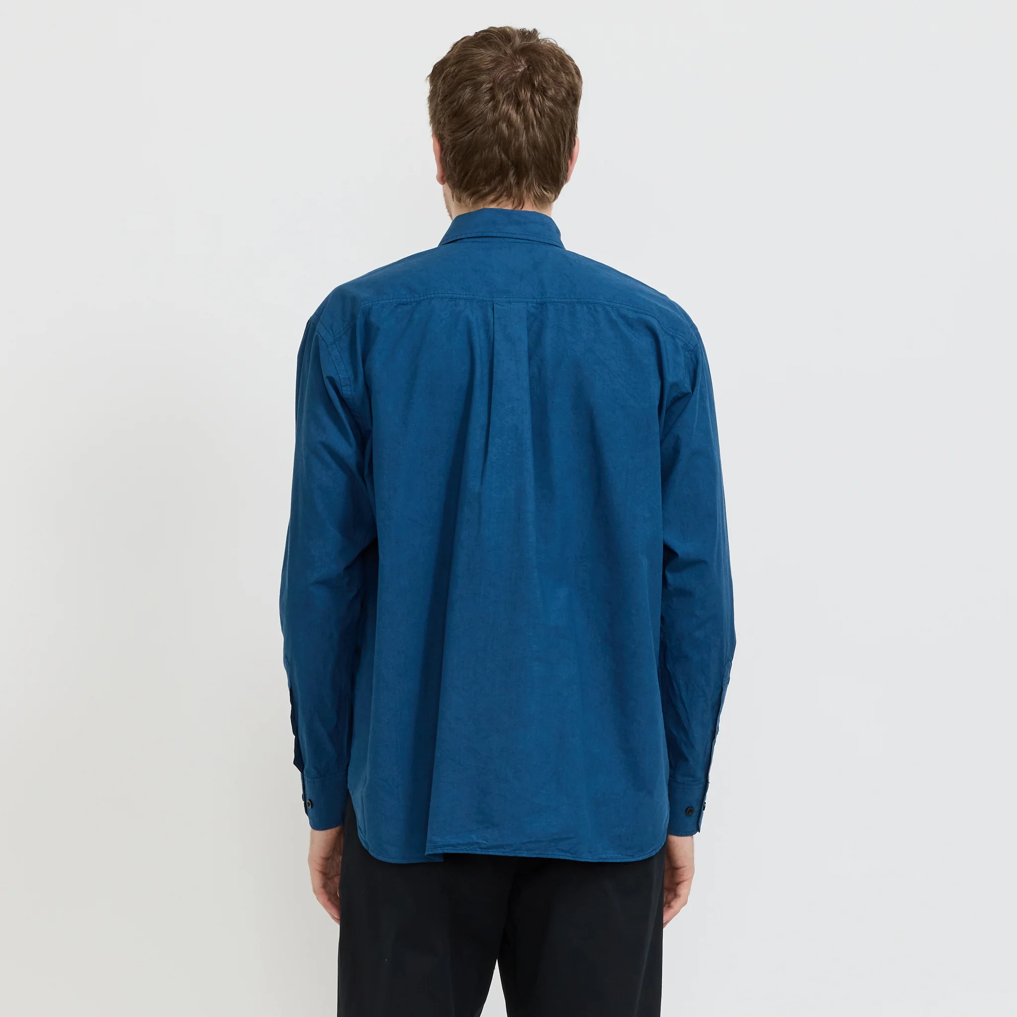 Ole Fatigue Cotton Tencel Shirt Estate Blue - Image 4