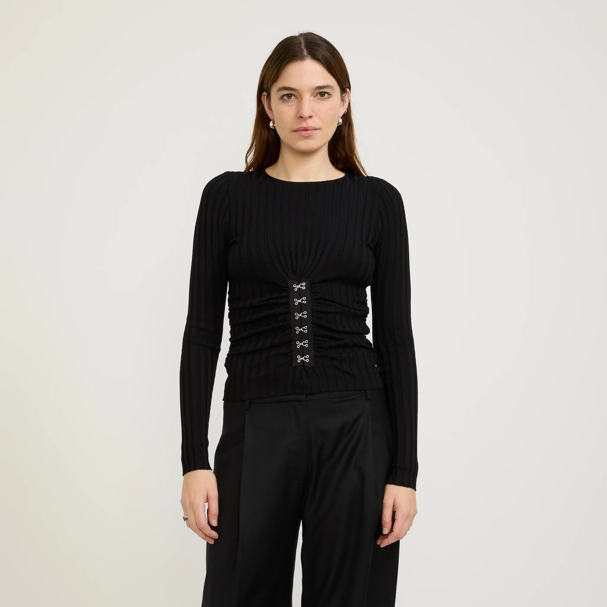 Olivia Knit Top Black