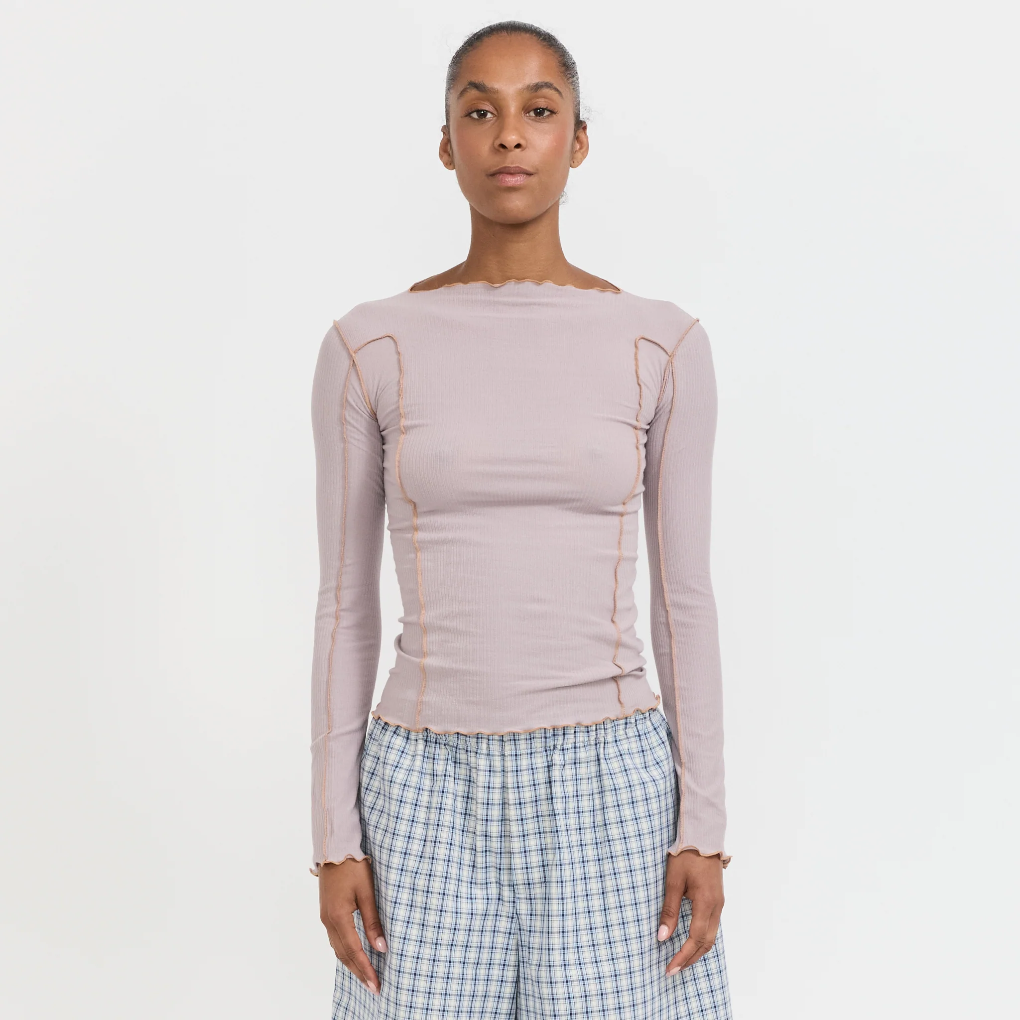 Omato Long Sleeve Tee Verbe Purple/Aural