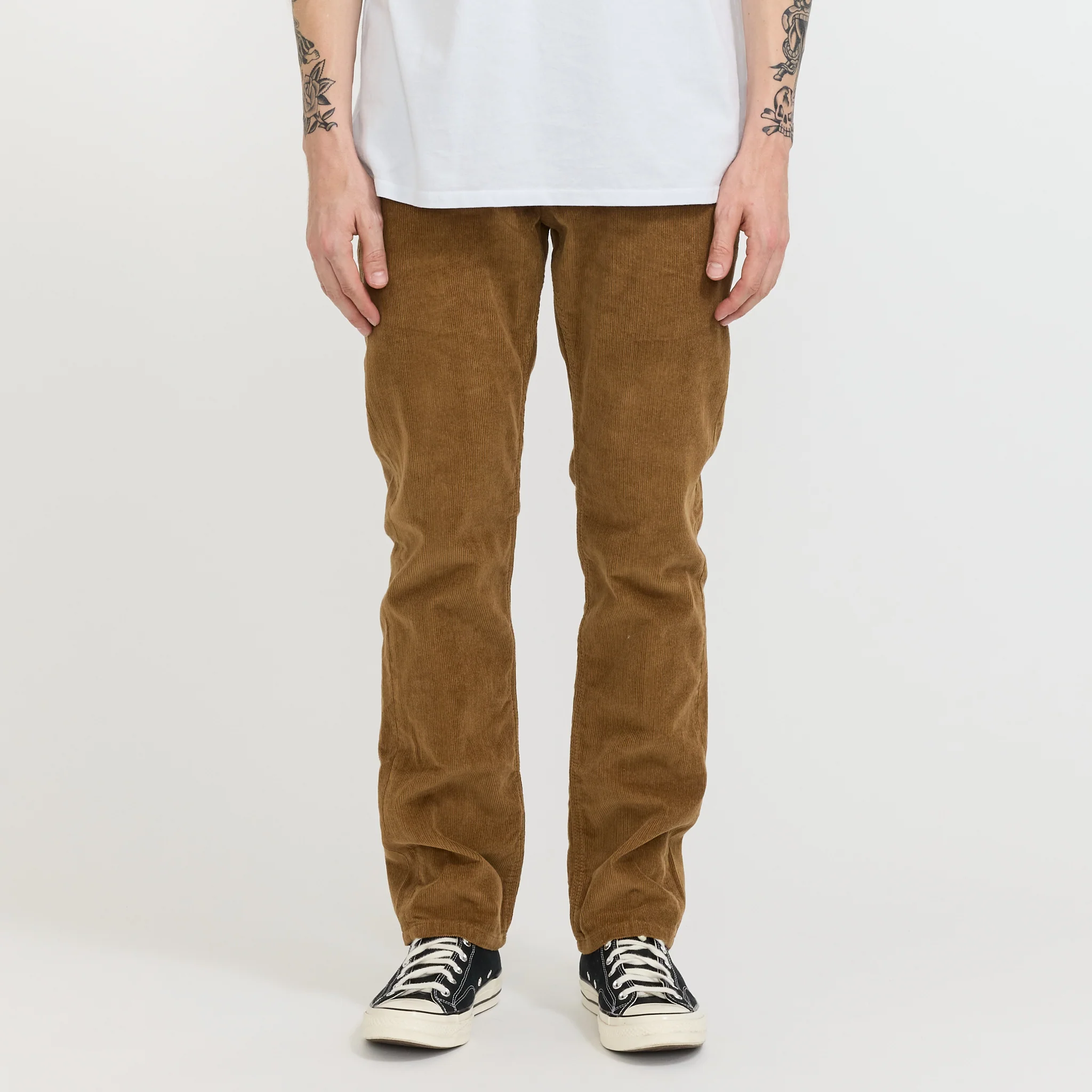 Organic Cotton Corduroy Jeans - Reg Coriander Brown - Image 3