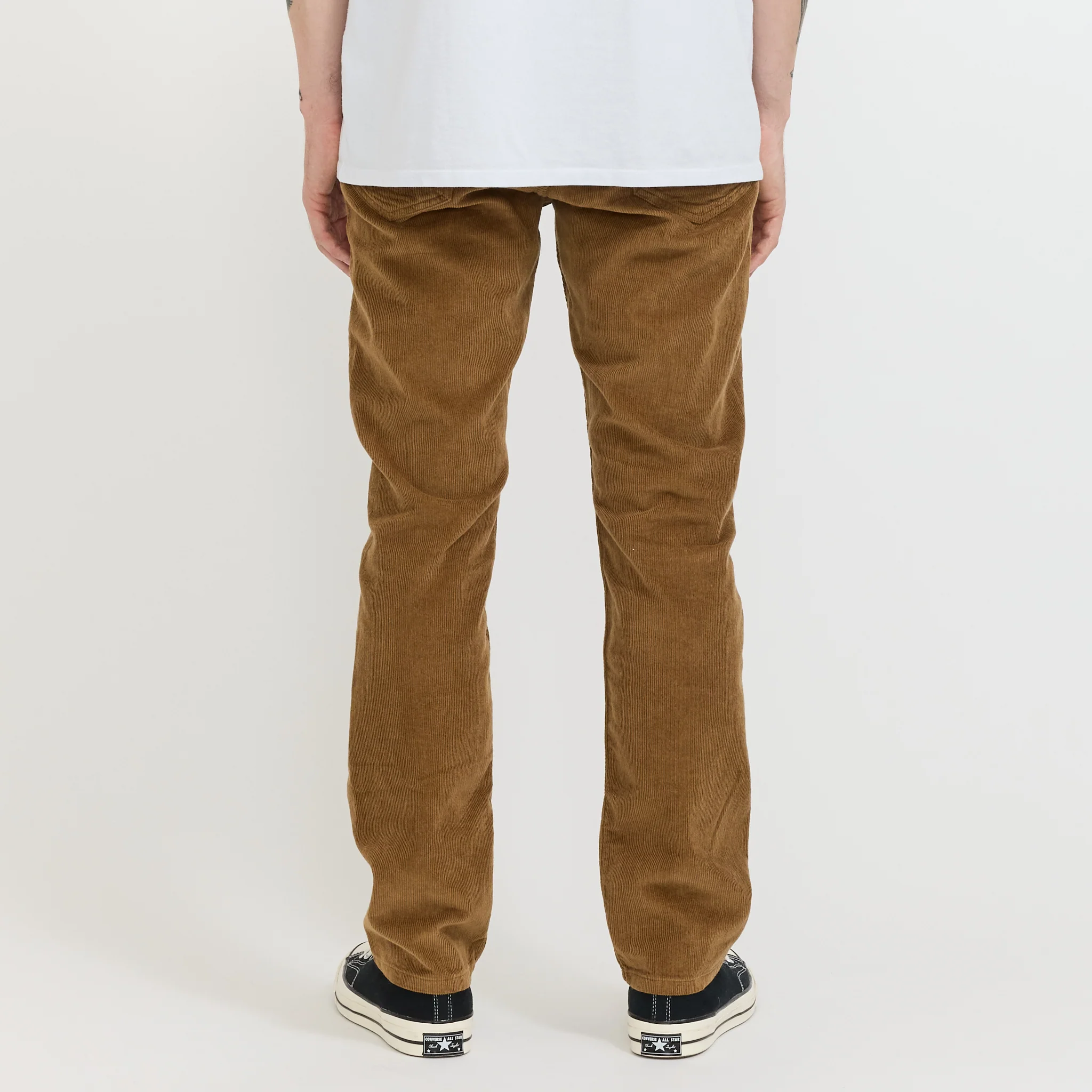 Organic Cotton Corduroy Jeans - Reg Coriander Brown - Image 4
